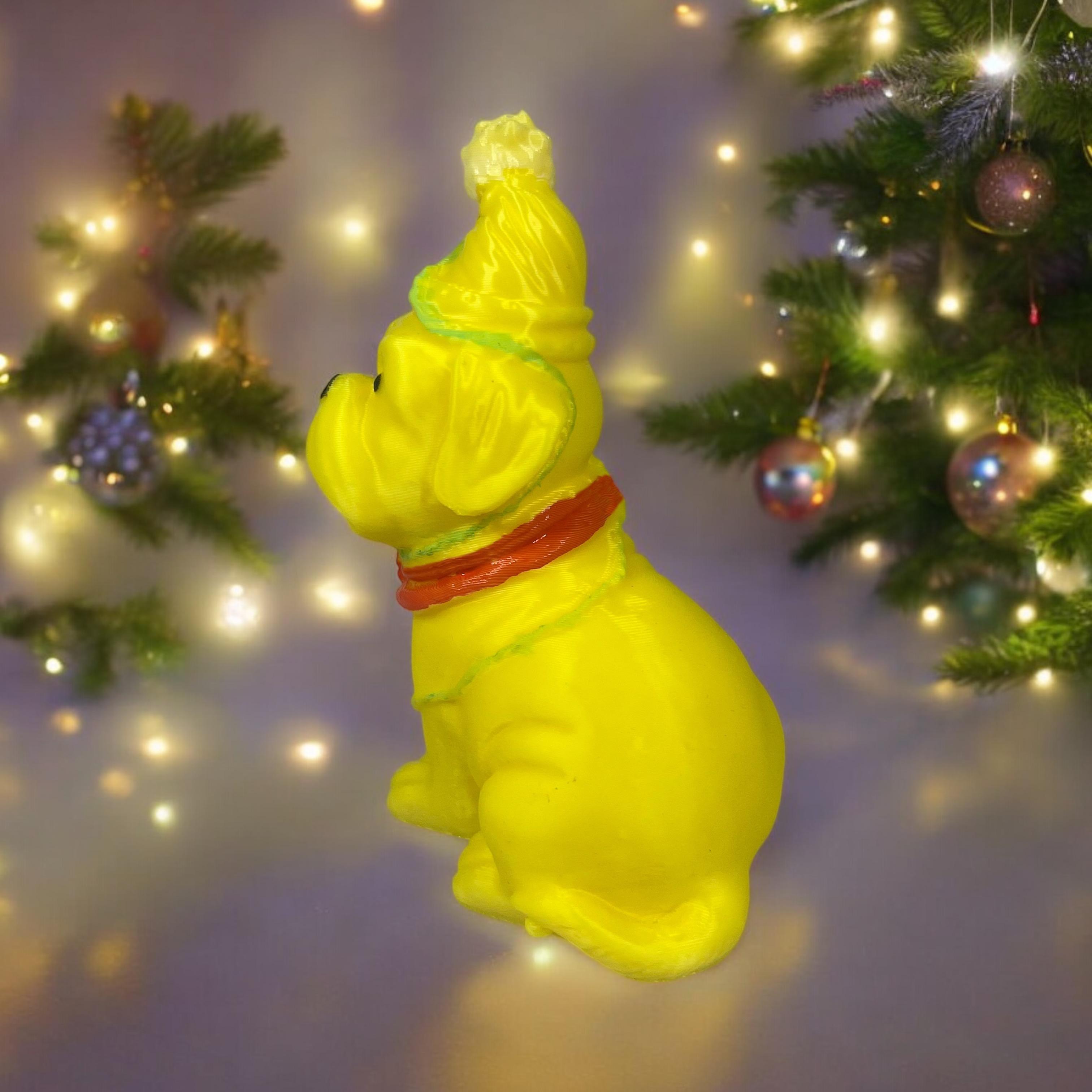 Carlin christmas dog 3d model