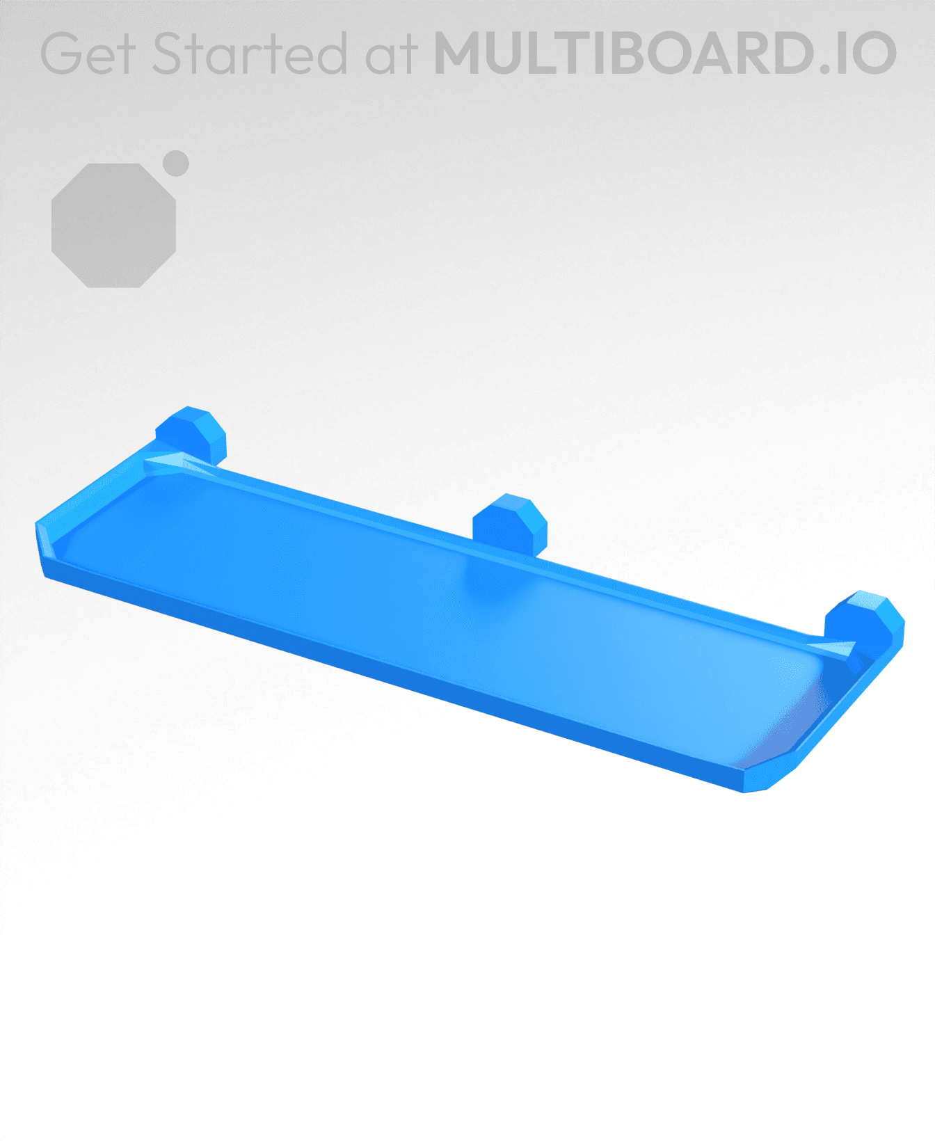 7 Multiholes, Push-Fit Shelf 3d model