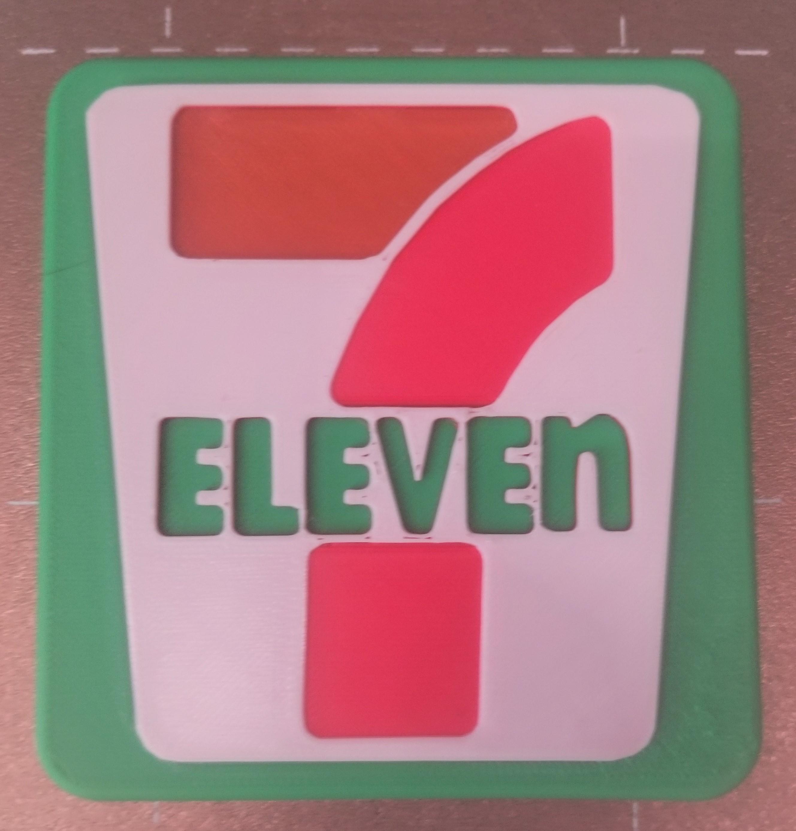 7-11 Sign coaster V2 3d model