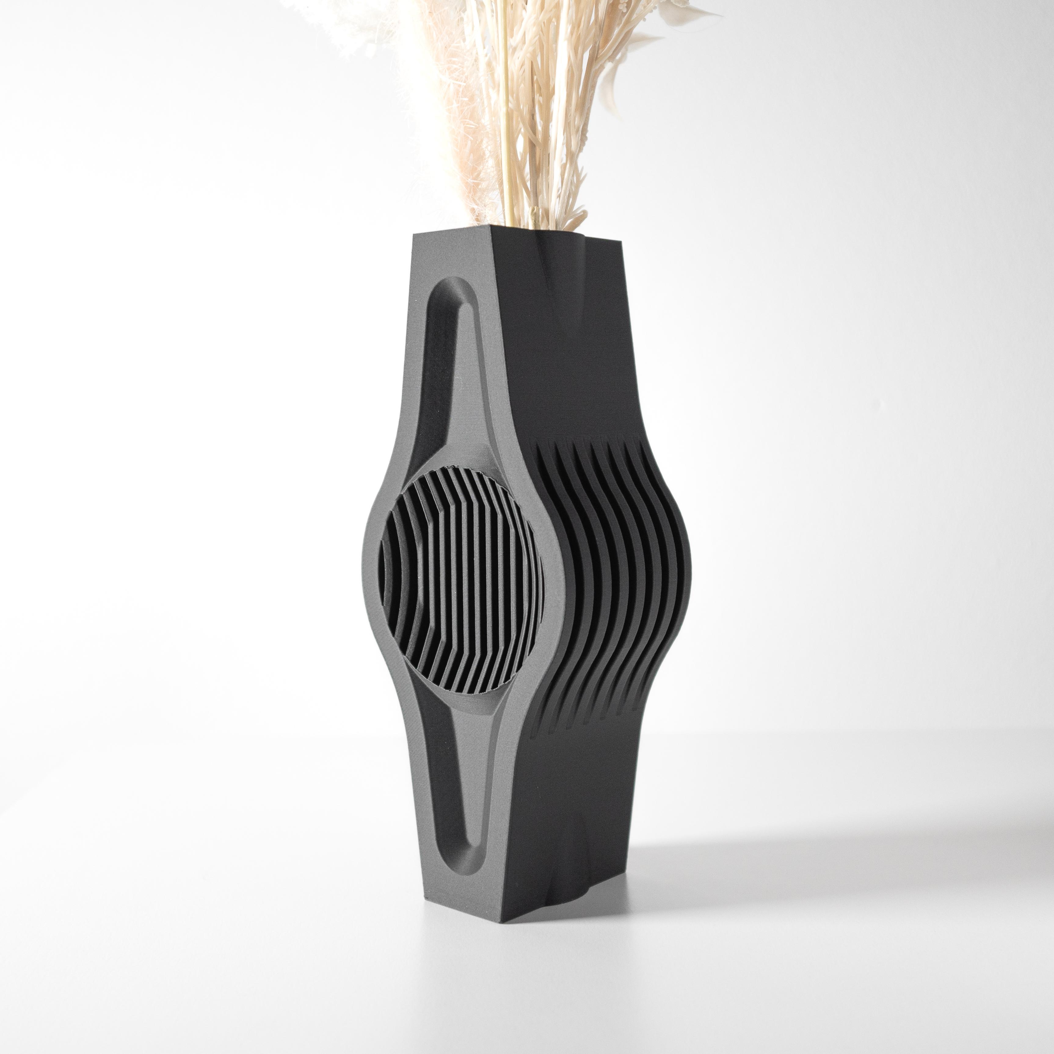 The Miro Vase, Modern and Unique Home Decor for Dried and Preserved Flower Arrangement  | STL File 3d model