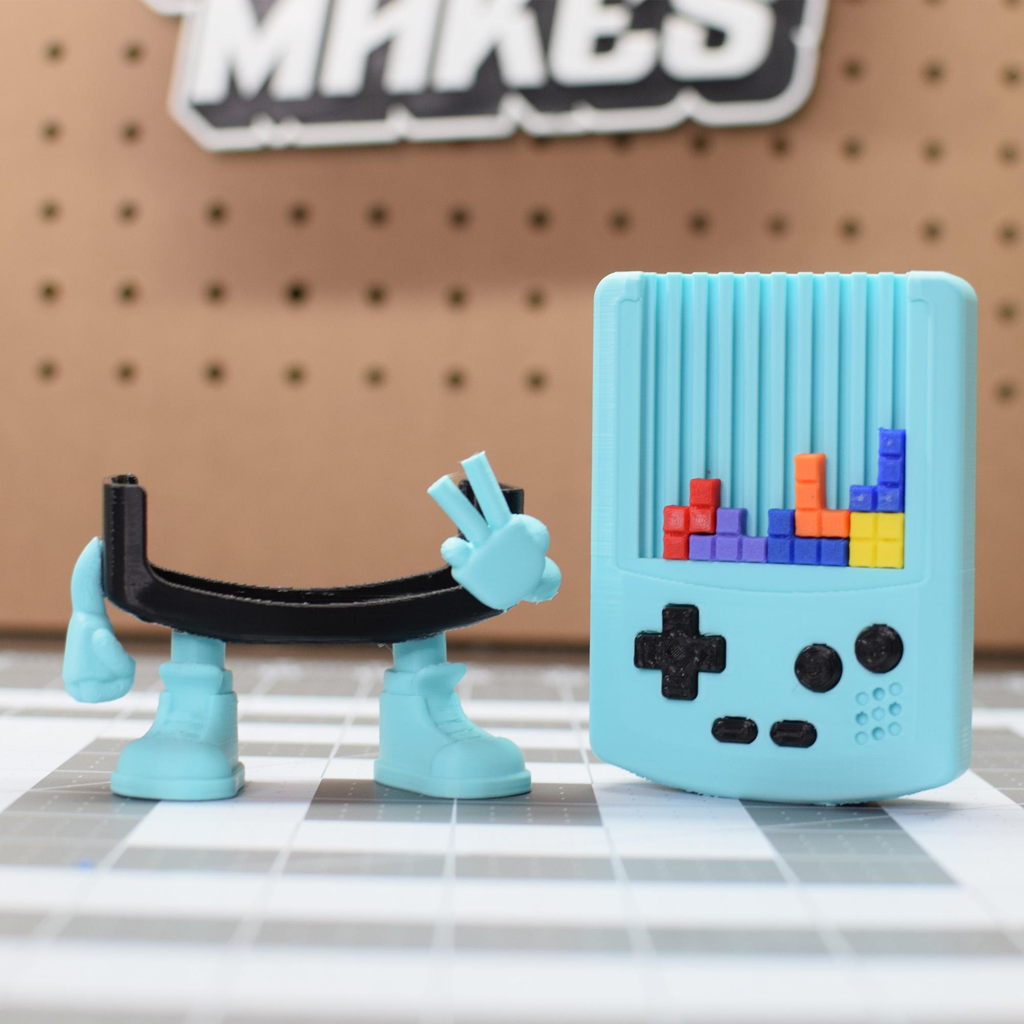 MINI TETRIS GAMEBOY COLOR STAND 3d model