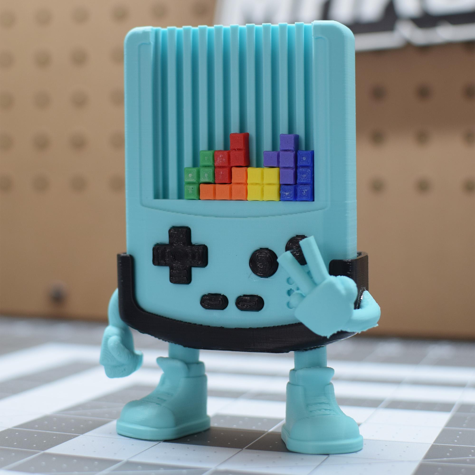 MINI TETRIS GAMEBOY COLOR STAND 3d model