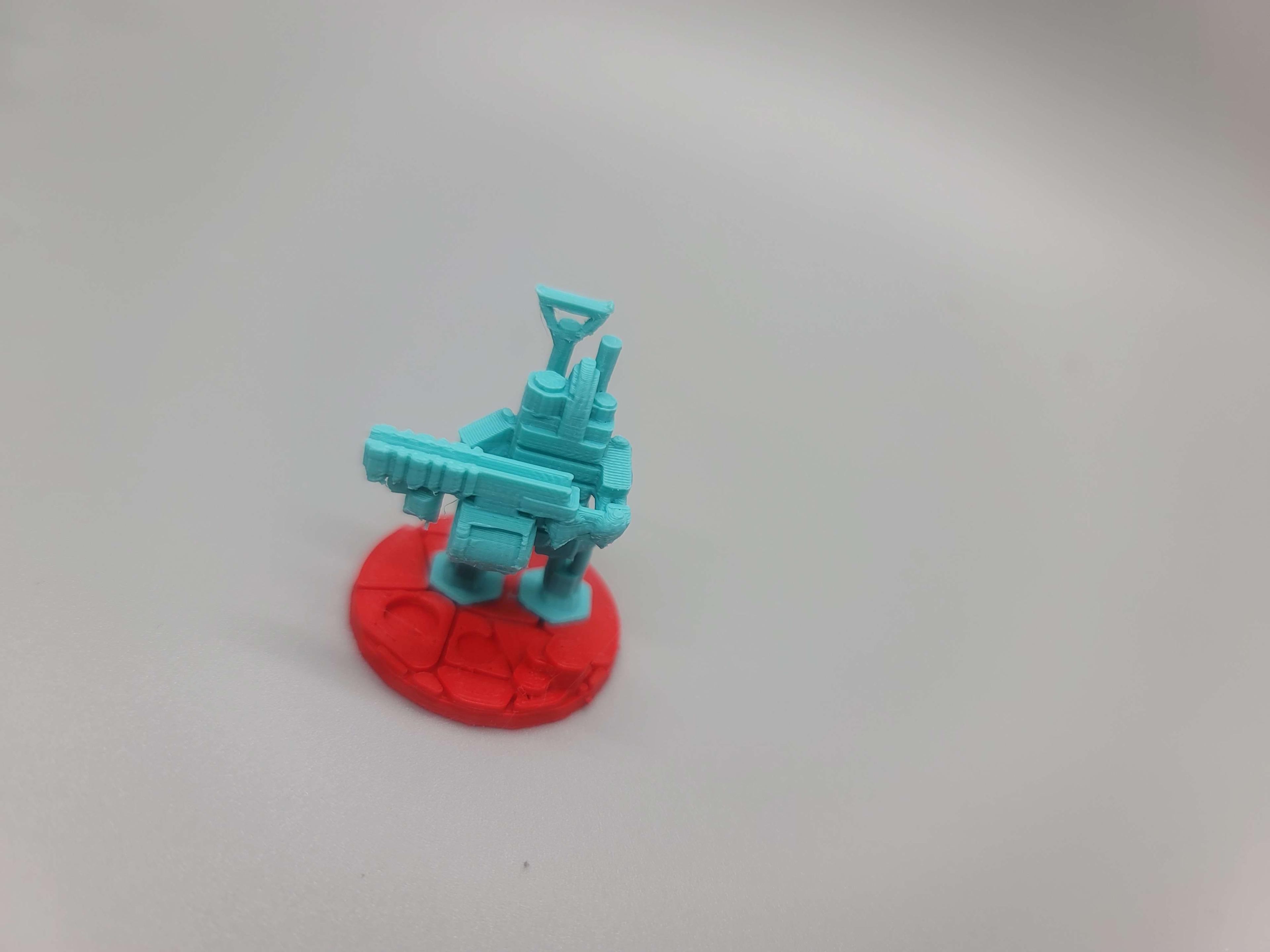 FHW: Worker Bots Artillery Sergeant with Riveter rifle 3d model