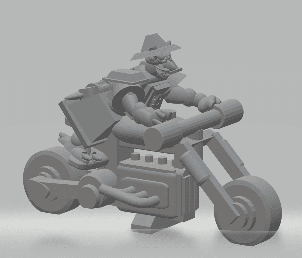 FHW Zorblin Biker Concept 3d model