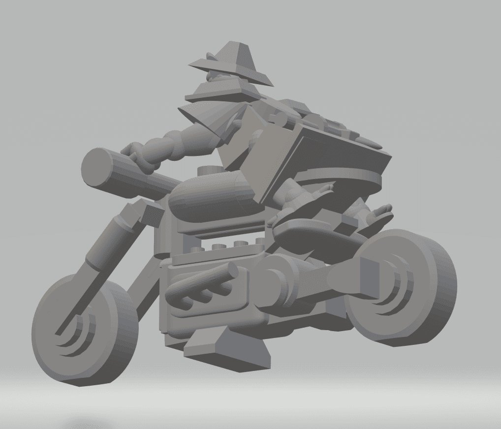 FHW Zorblin Biker Concept 3d model