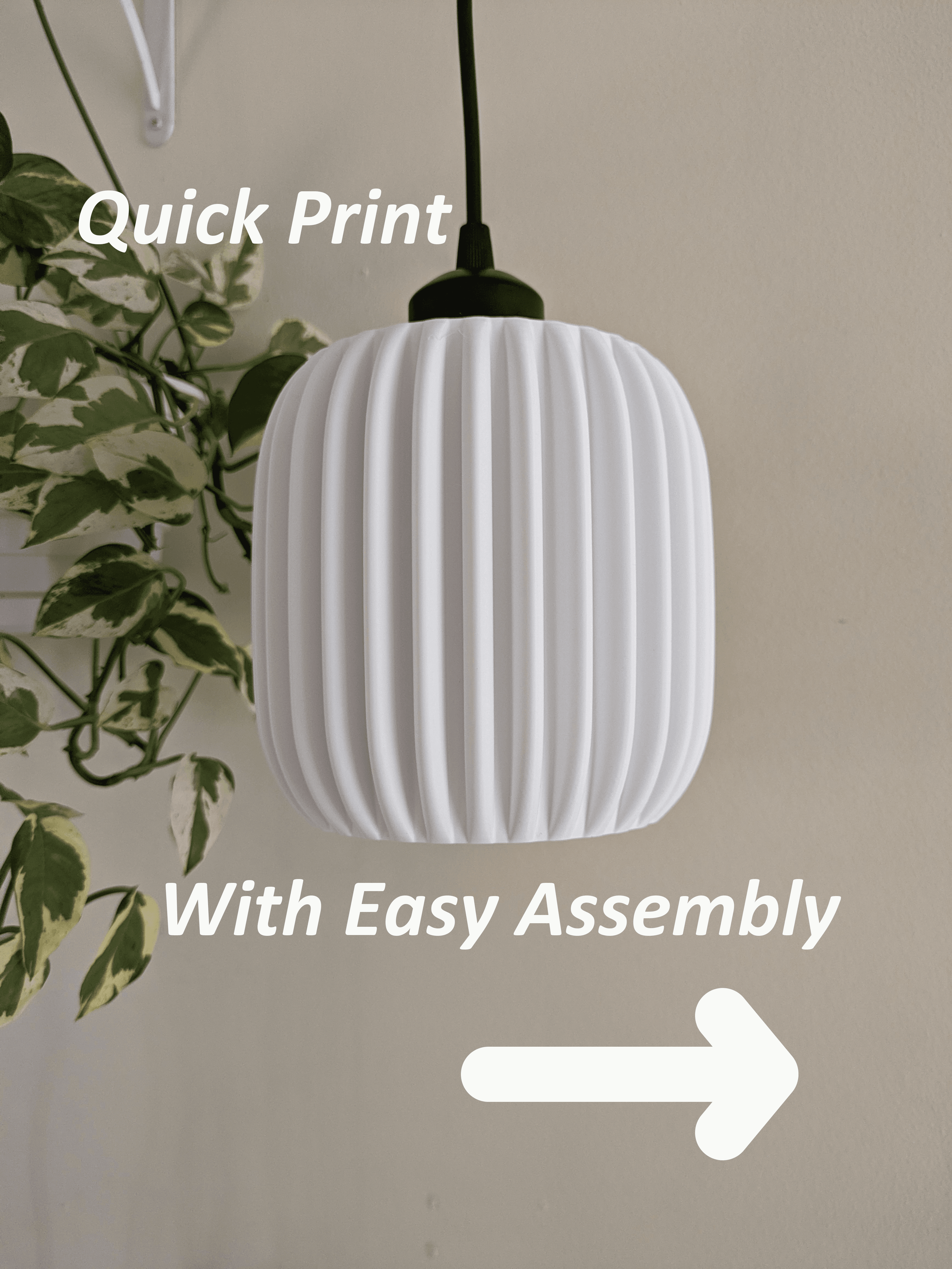 The Stria - Pendant Light, Vase Mode  3d model