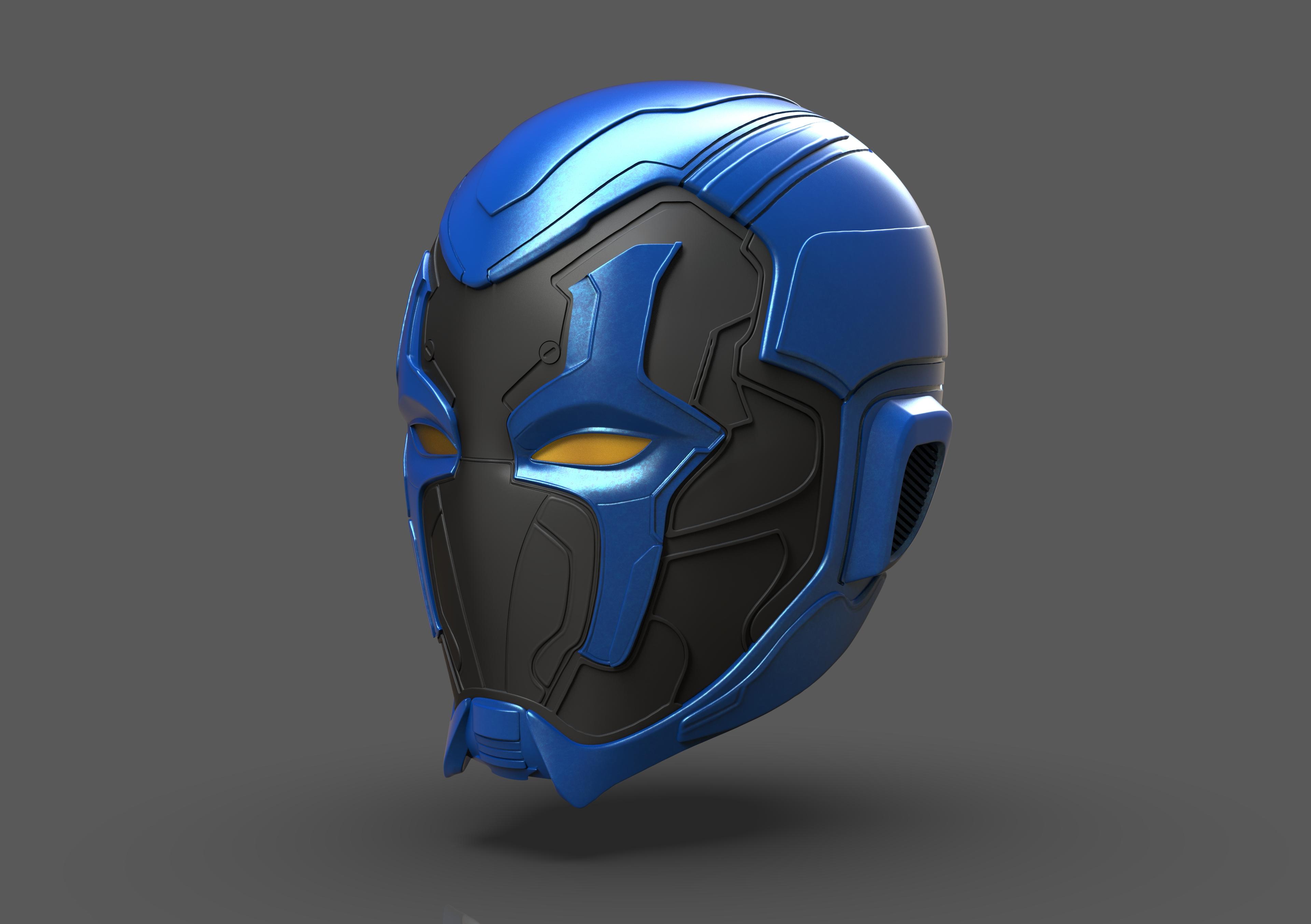 Blue Beetle Helmet 3d model