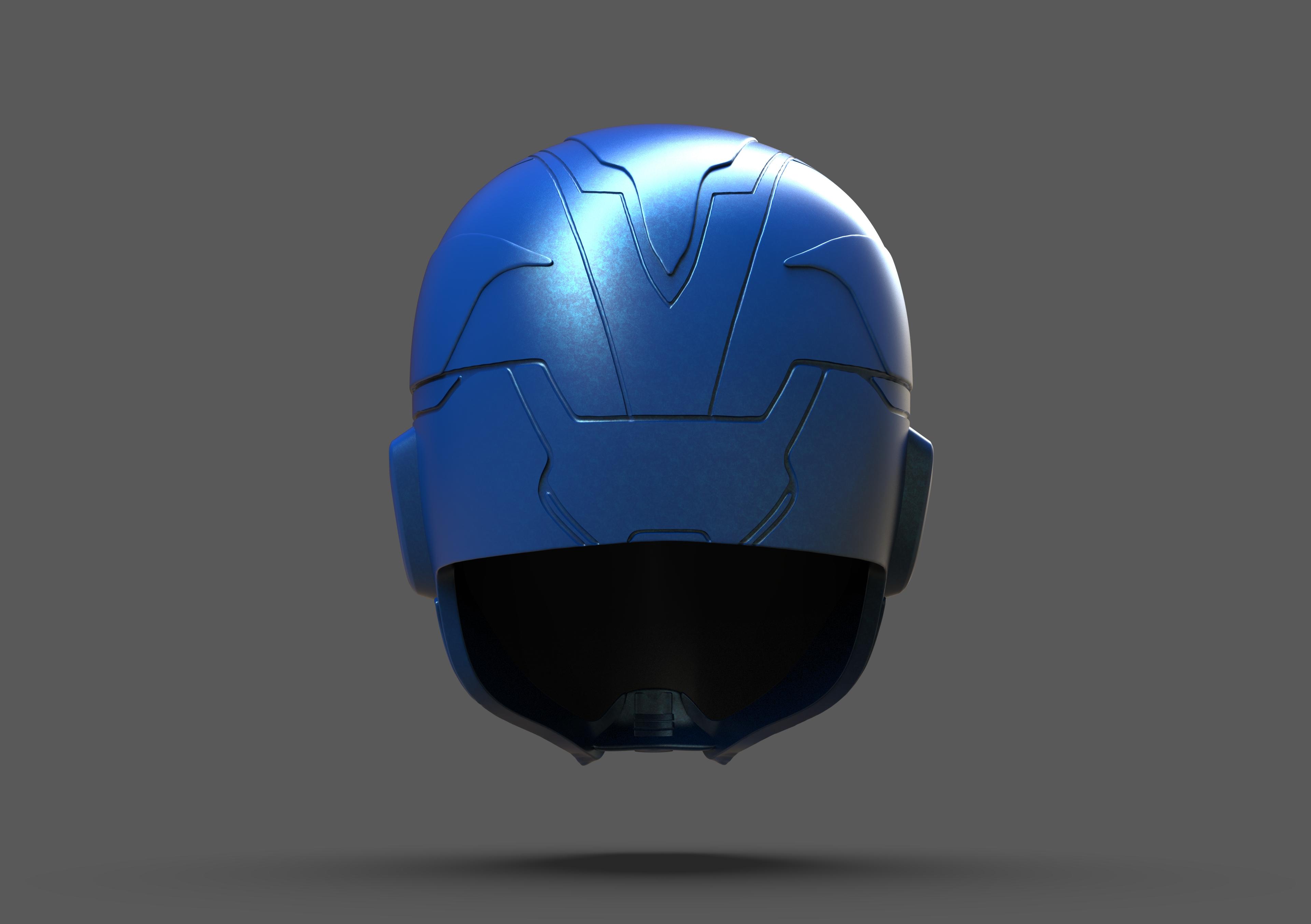 Blue Beetle Helmet 3d model