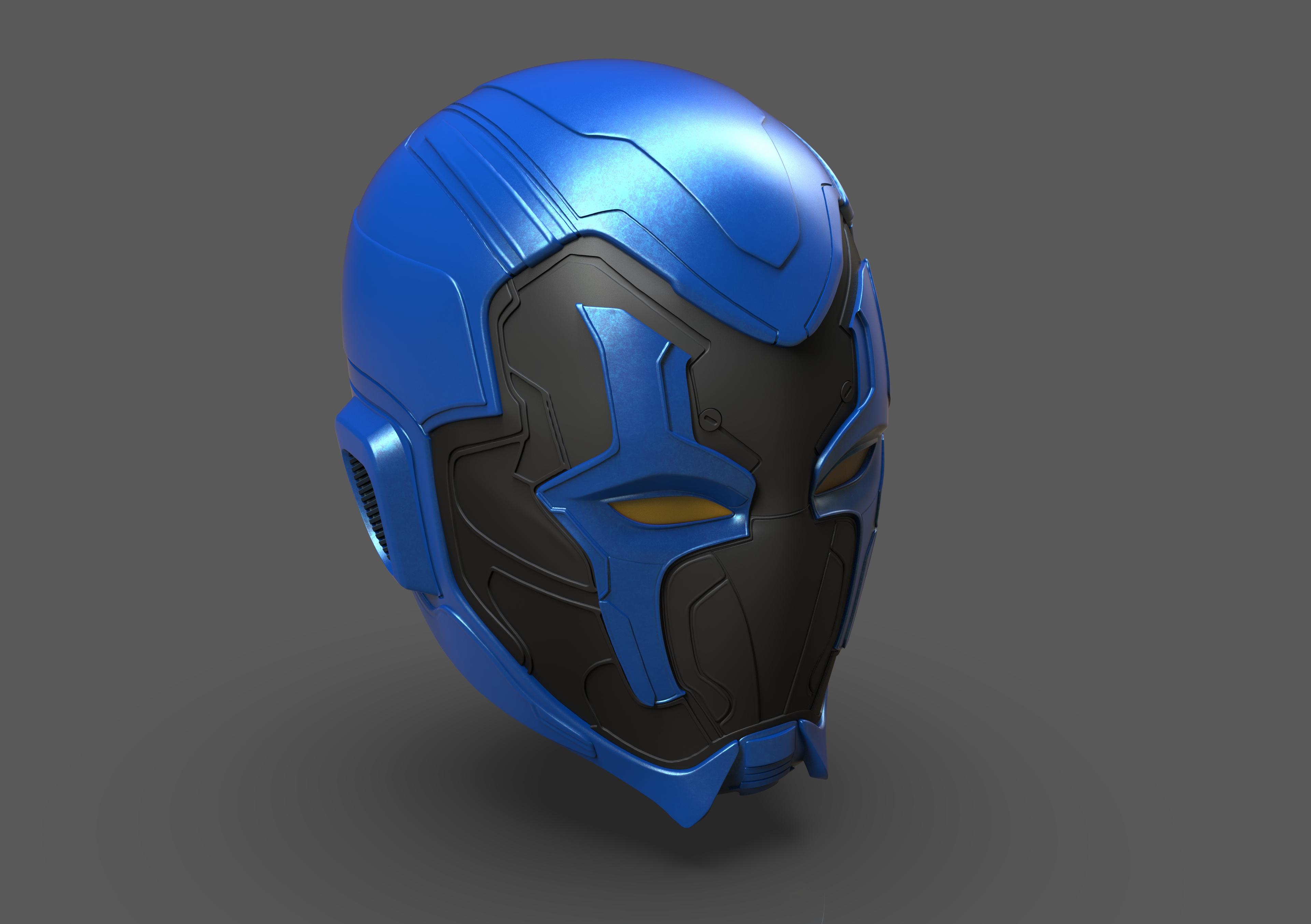 Blue Beetle Helmet 3d model