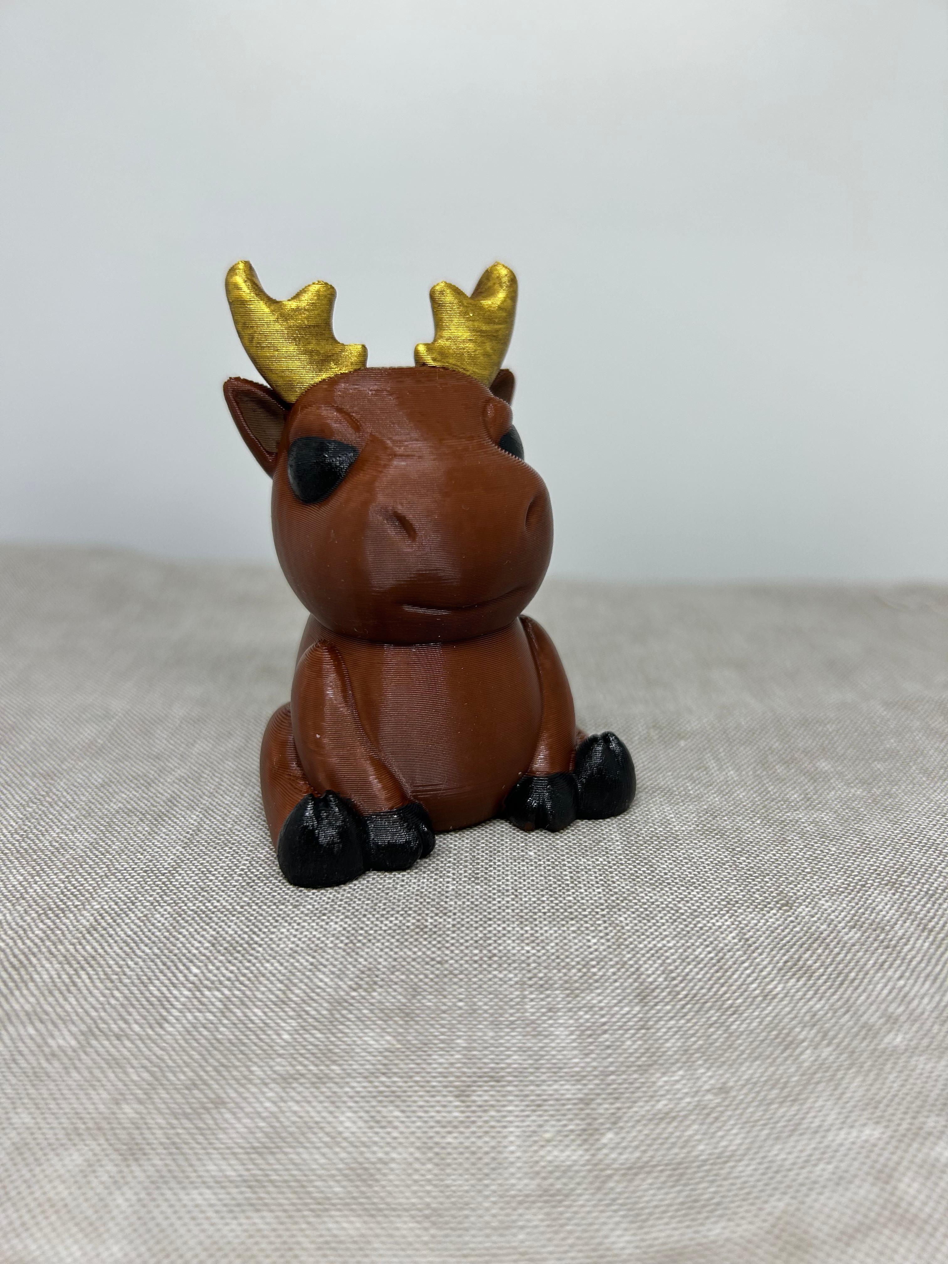 Sitting Moose 3d model