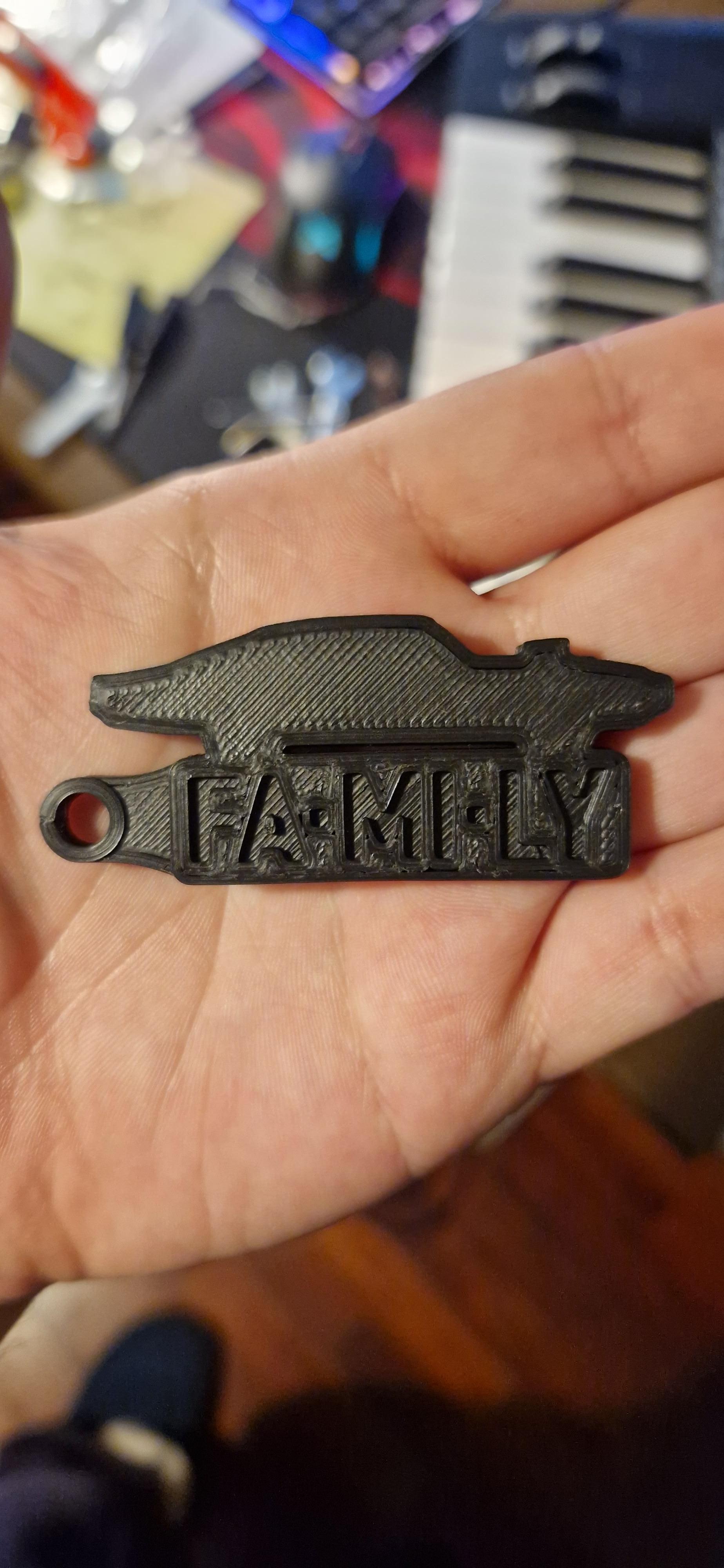 "Family" Key Holder 3d model