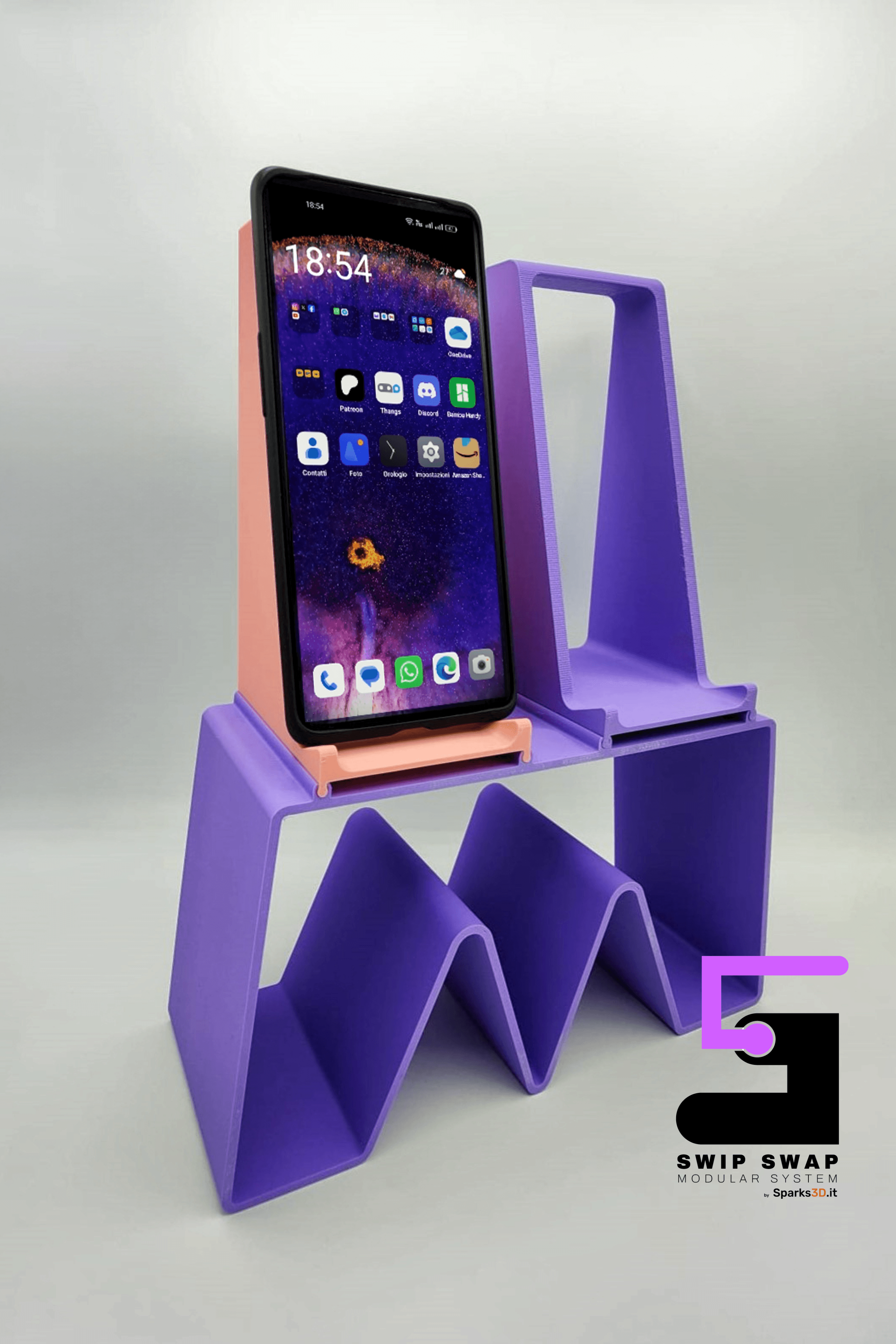 Swip Swap Smartphone Holder 3d model