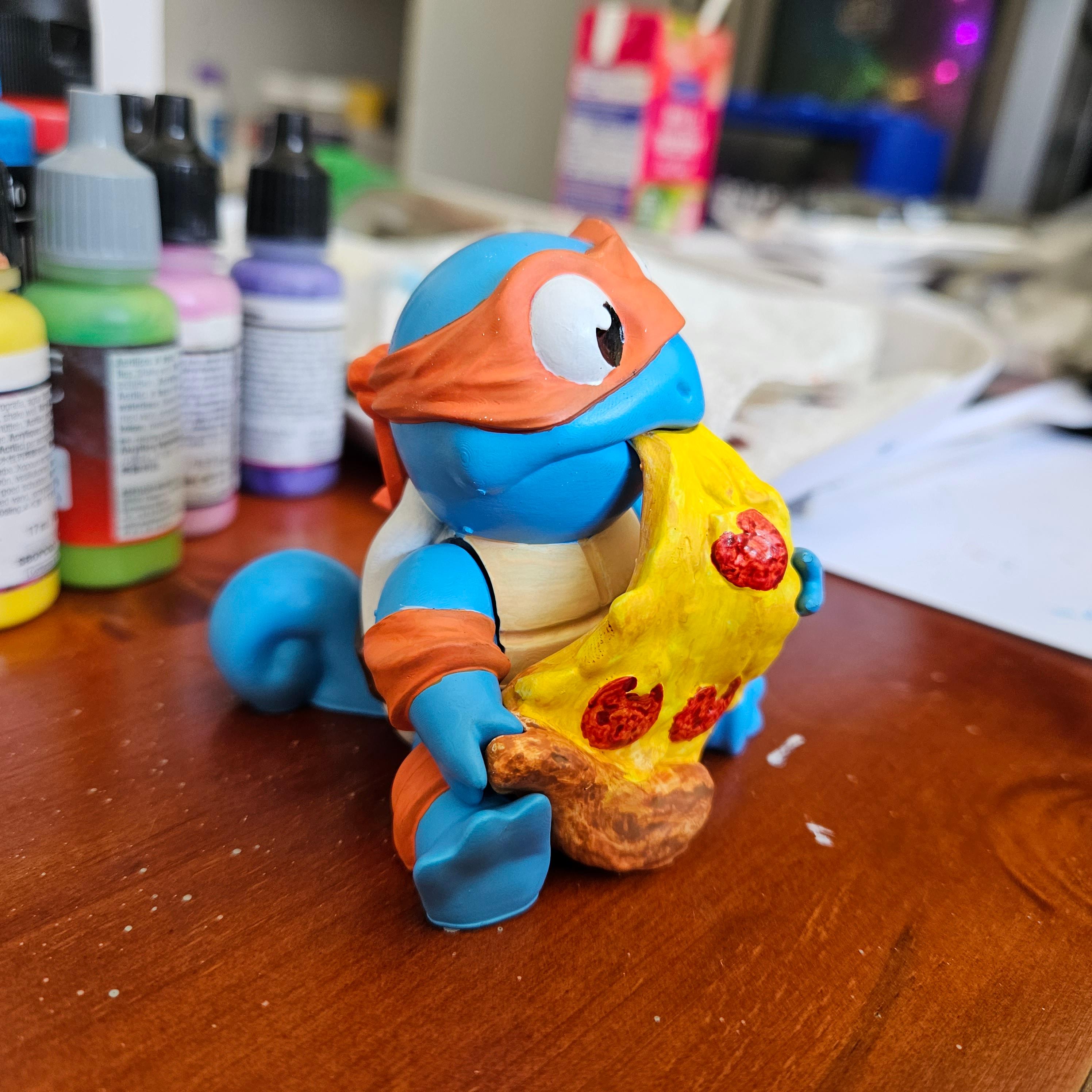 Ninja Squirtle - Mikey 3d model