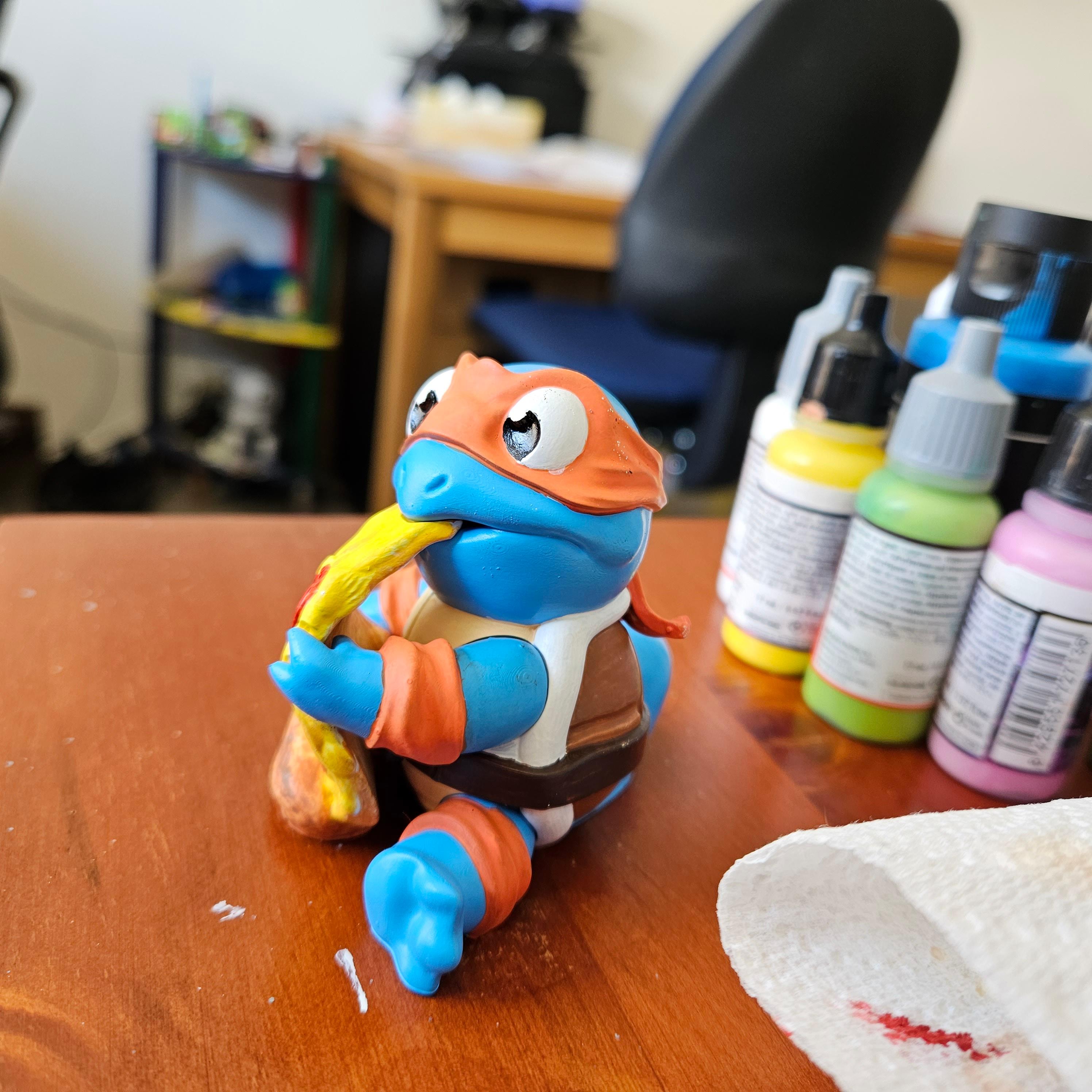 Ninja Squirtle - Mikey 3d model