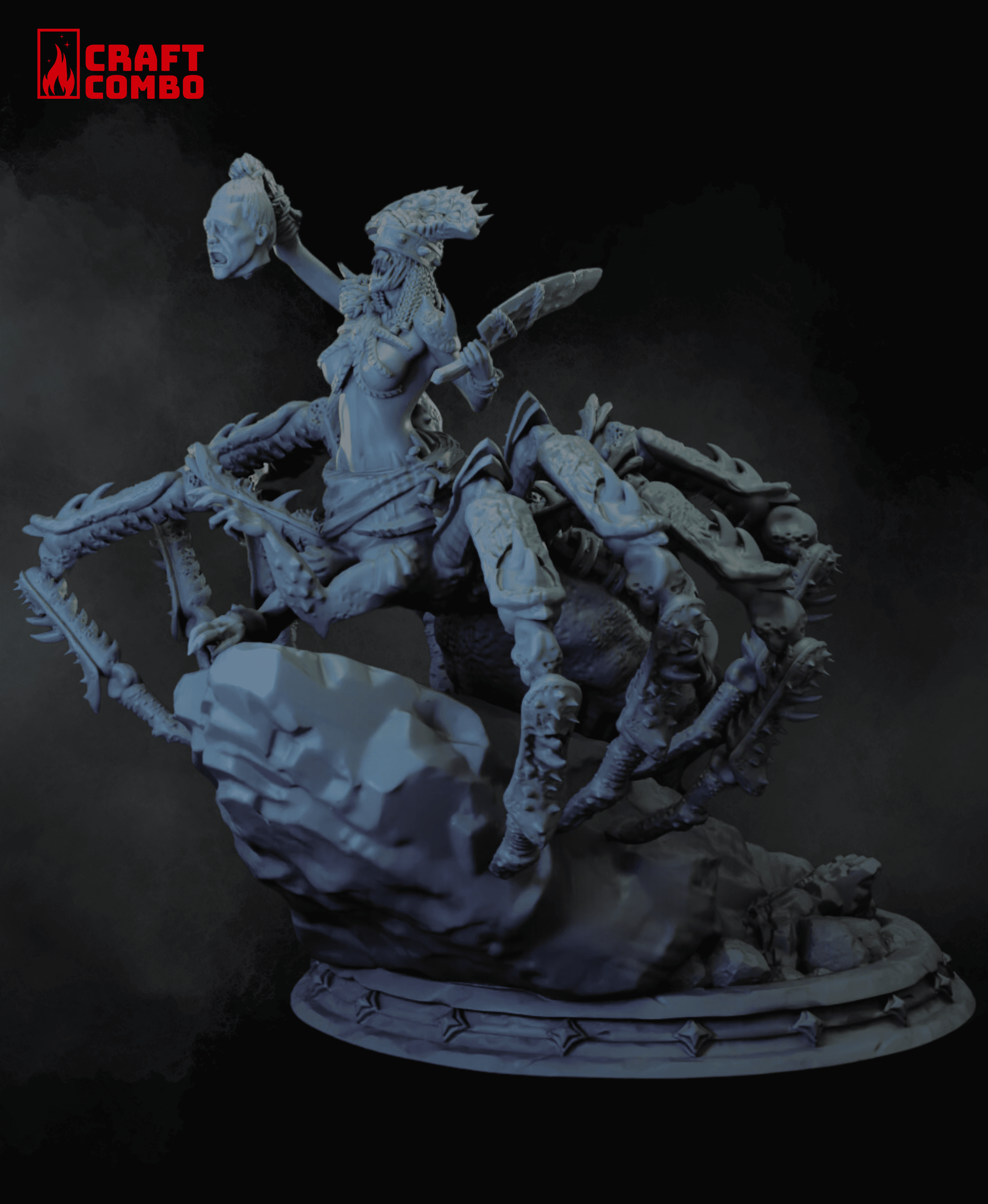 Drider - D&D Mini 3d model