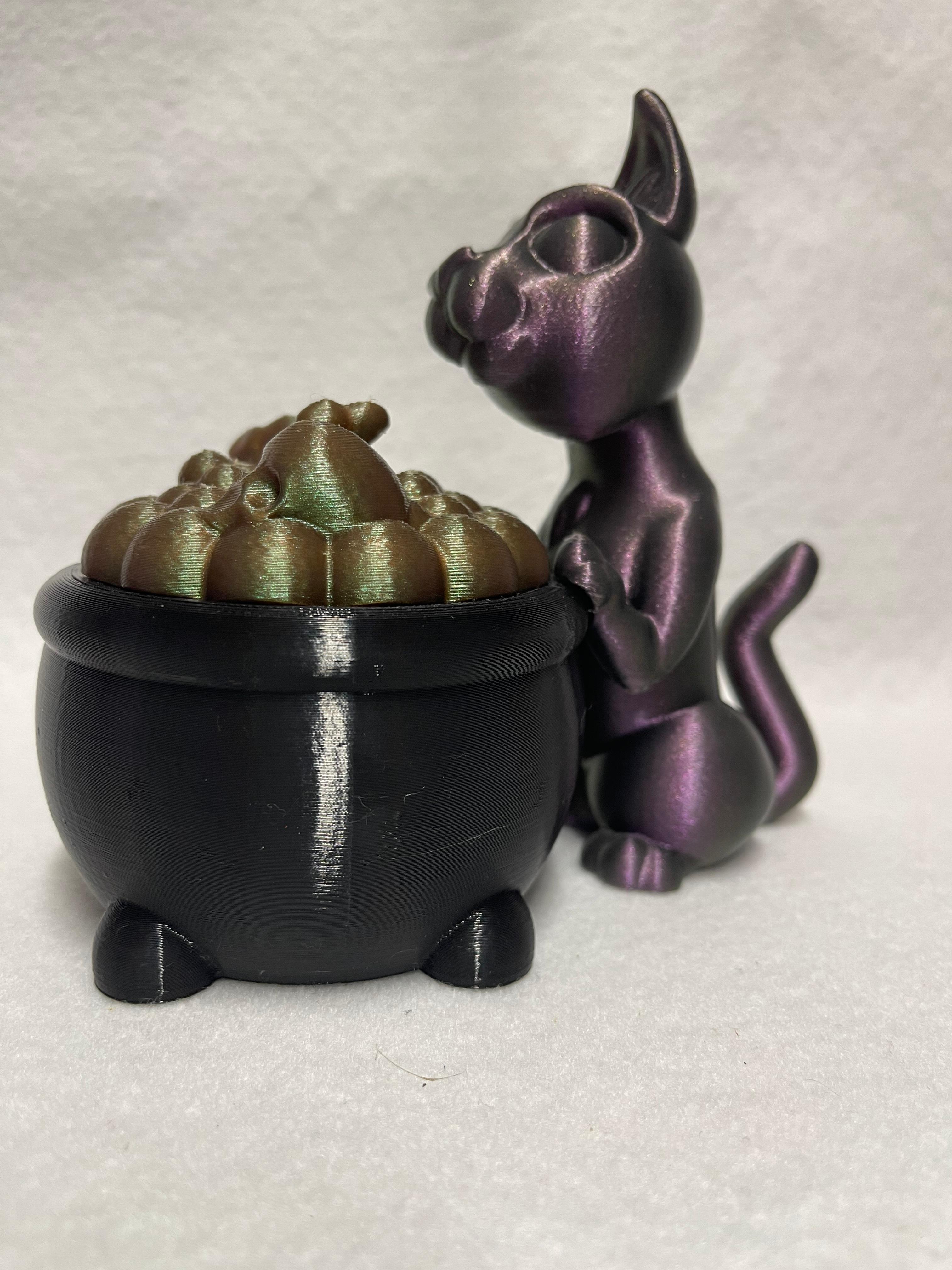 Cat  for Cauldron Cookie Jar Candy Jar 3d model