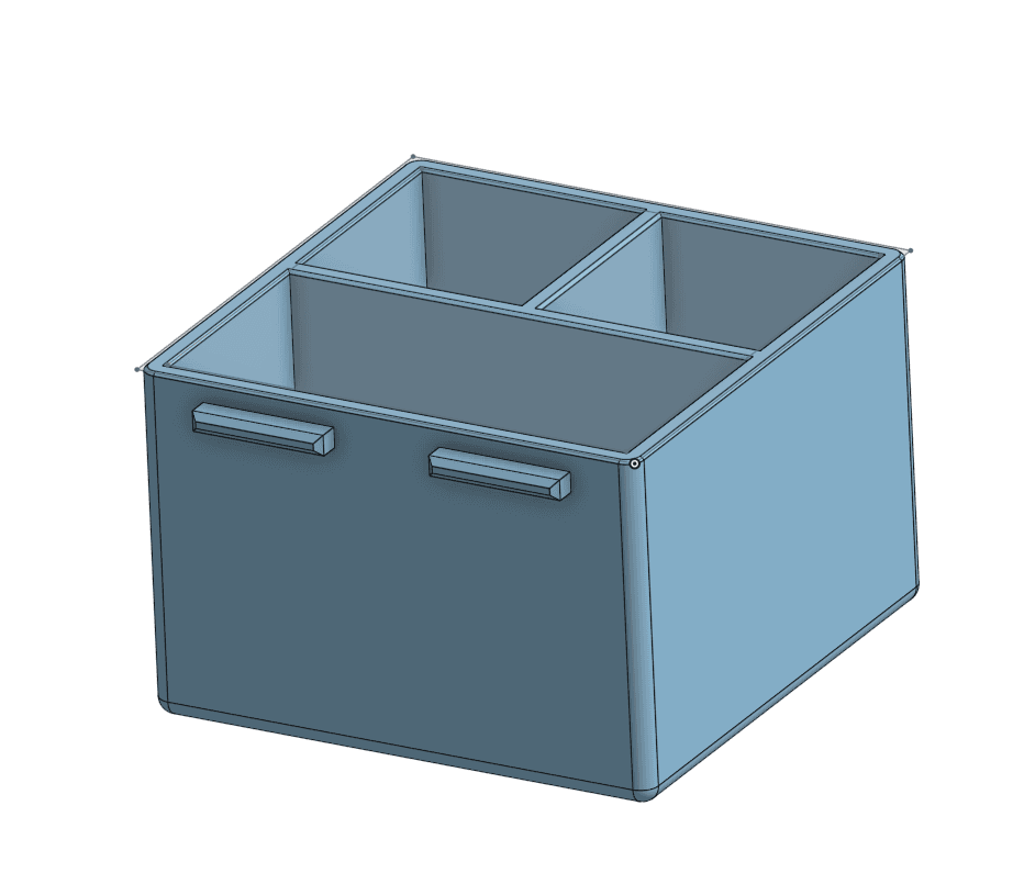 Hexi Pill Case & Box Pill Case 3d model