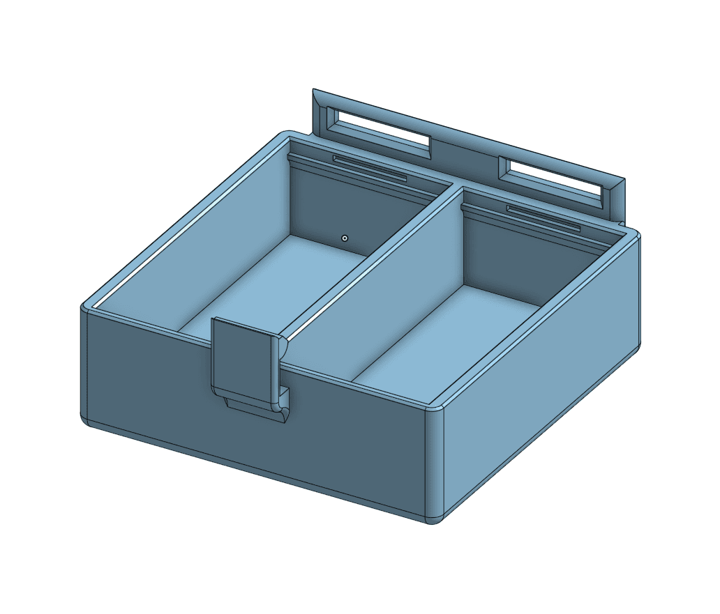 Hexi Pill Case & Box Pill Case 3d model