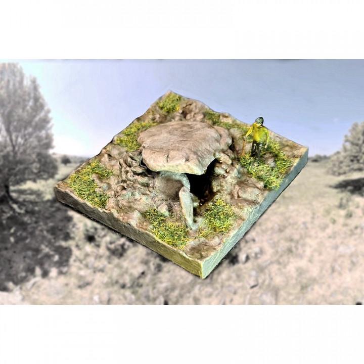 Cors y Gedol neolithic burial chamber 3d model