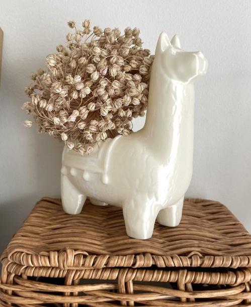 Cute Llama / Alpaca Planter / Figurine 3d model