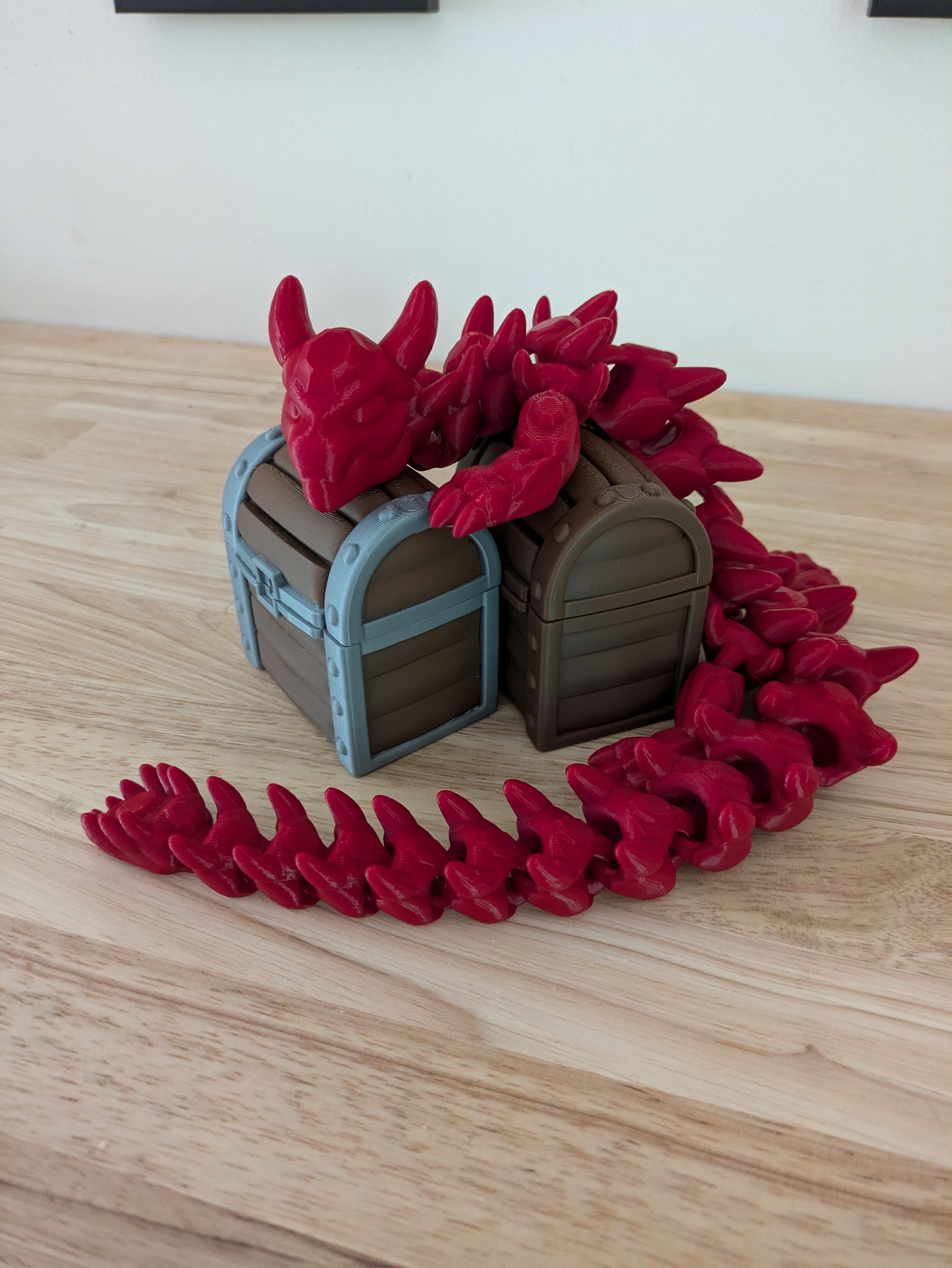 Articulated Dragon - Ruby Dragon 3d model