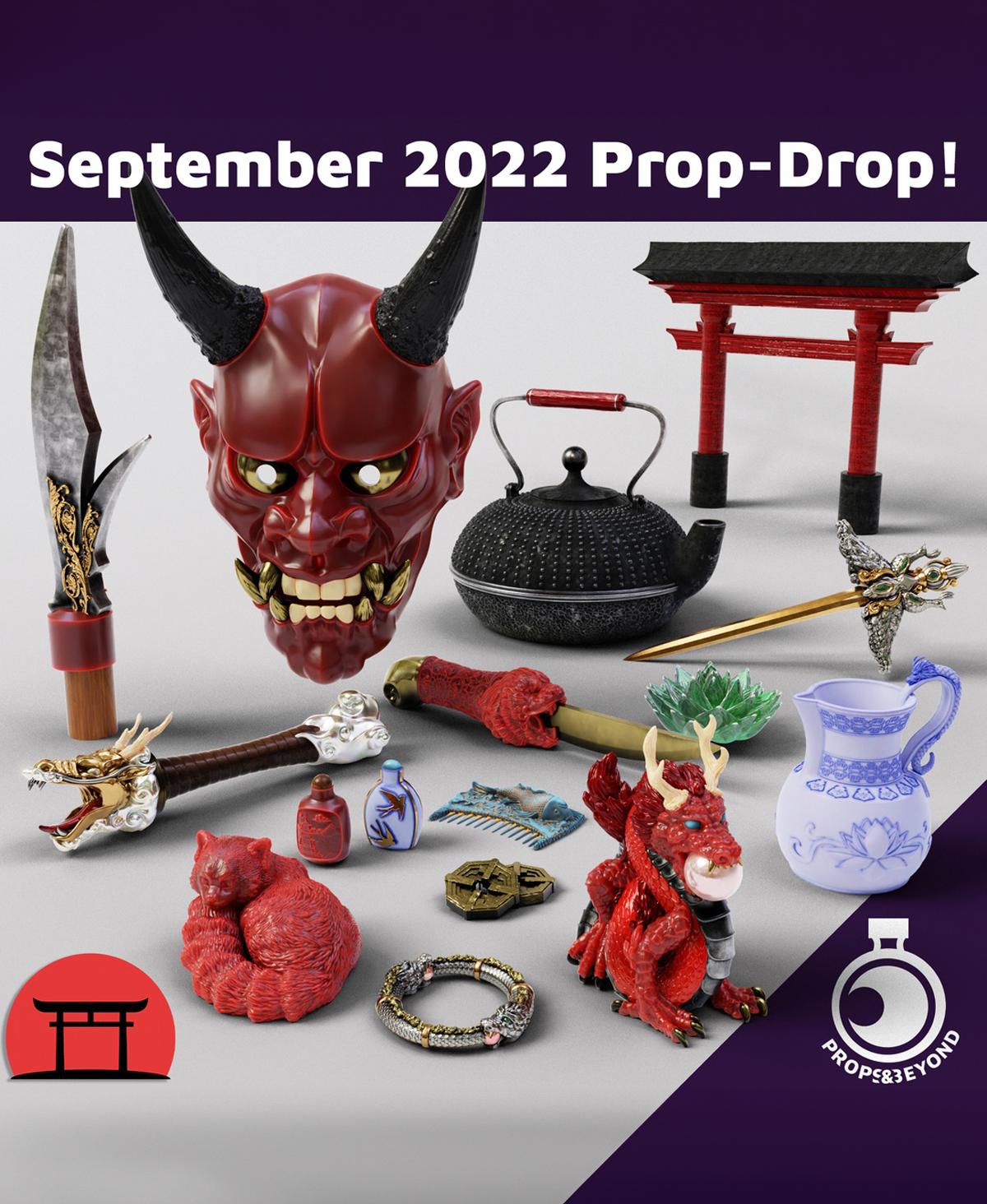 September 2022 Prop Drop - Tales of the Rising Sun 3d model