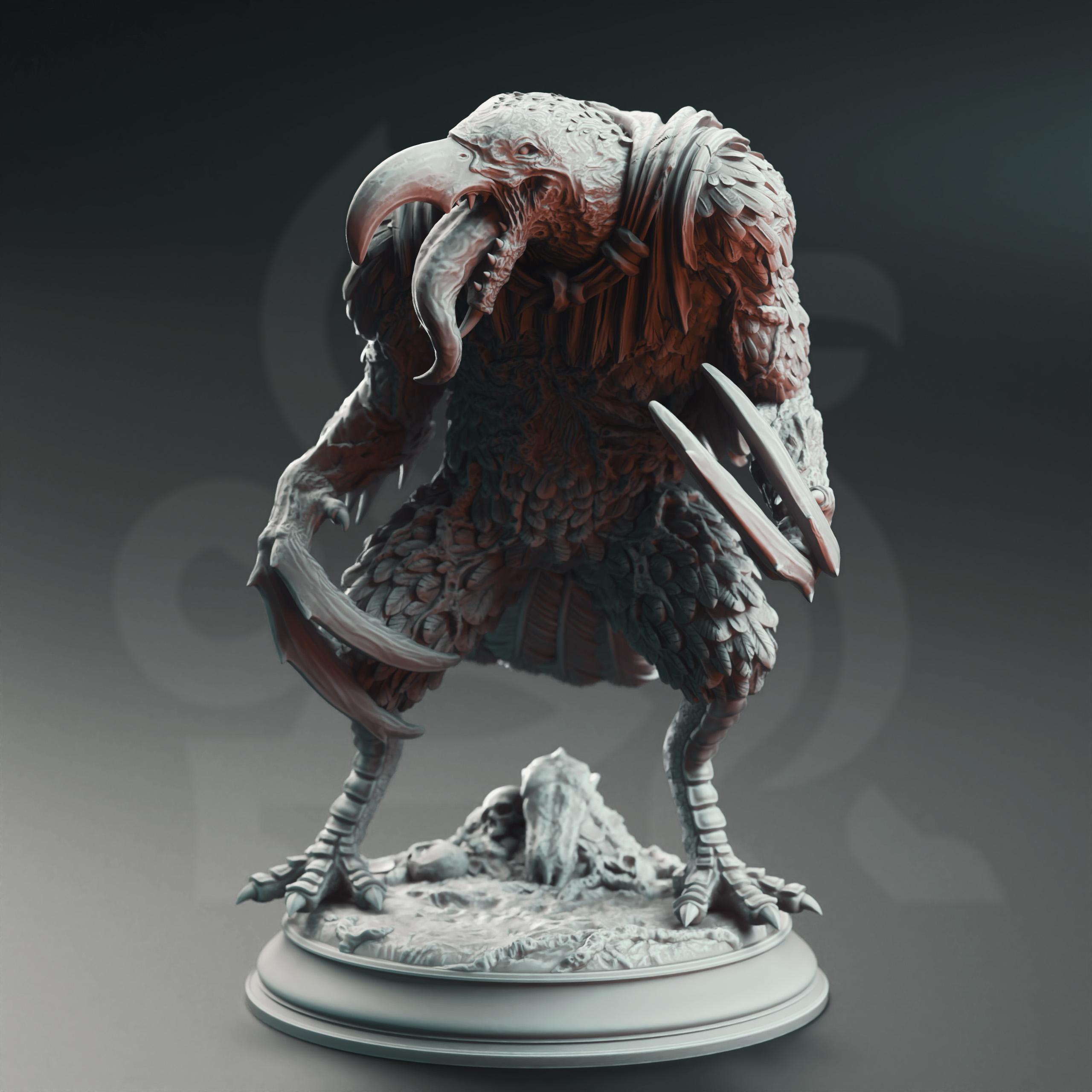 Eldritch Ravenous Crows - Corvid Abominations 3d model
