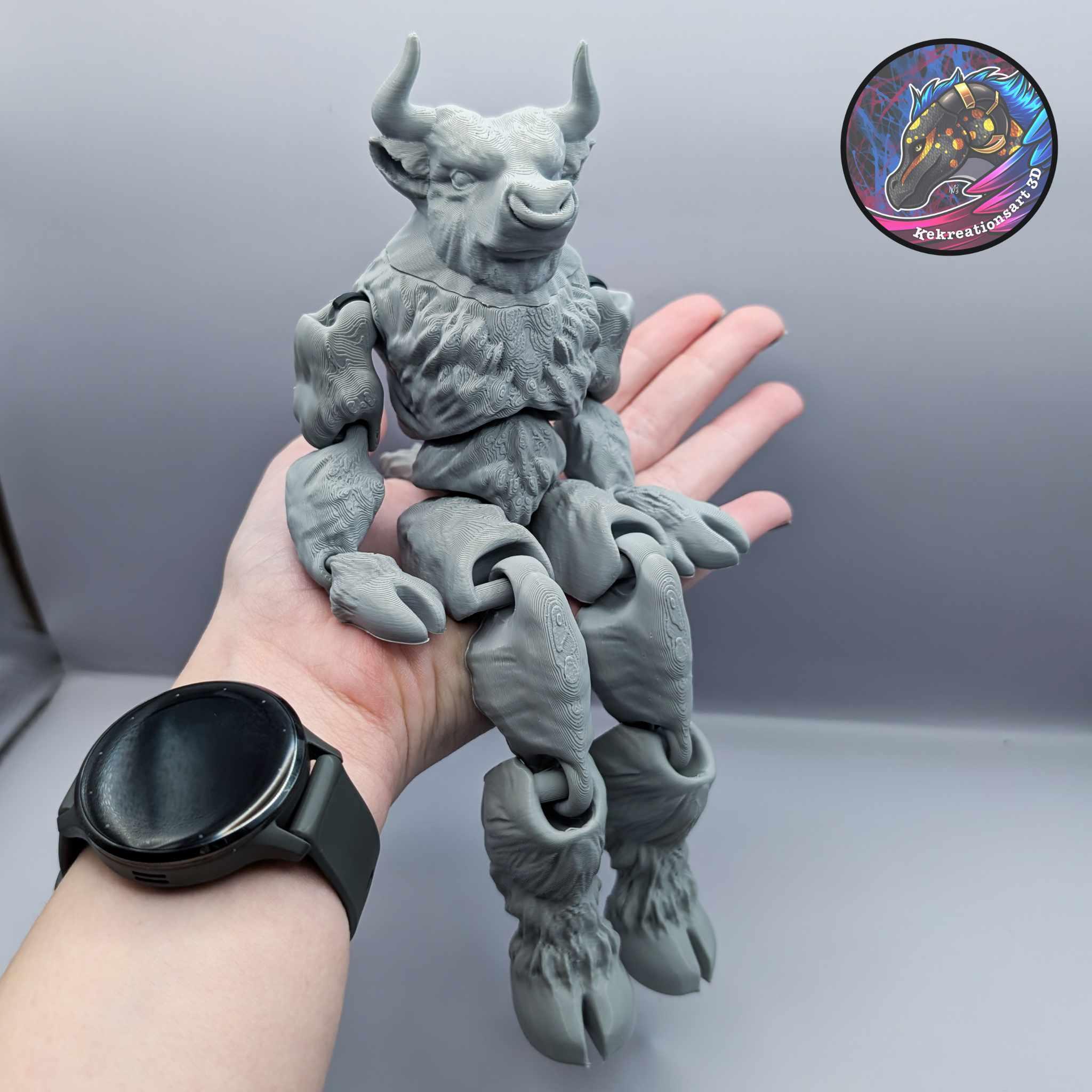 Flexi Minotaur Doll 3d model