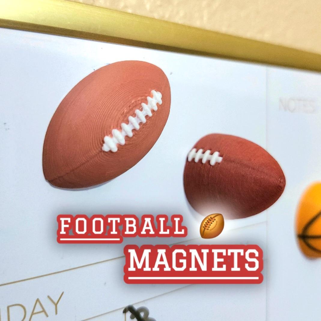 Mini Football-Themed Decorative Magnet Set 3d model