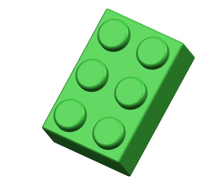 Toy Brick.prt 3d model