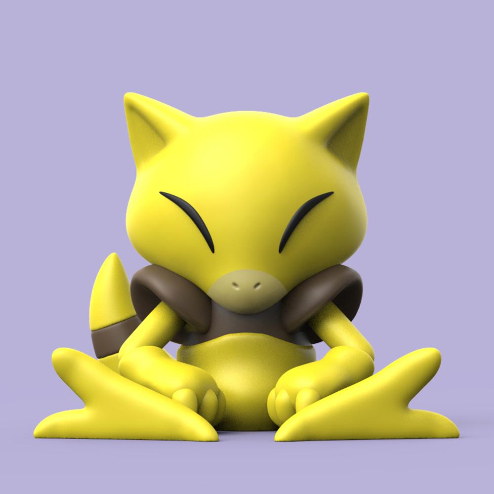 Abra (Easy Print No Supports) 3d model