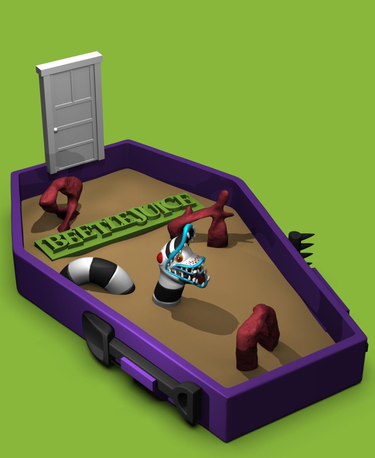 Beetlejuice "Zen" Garden 3d model