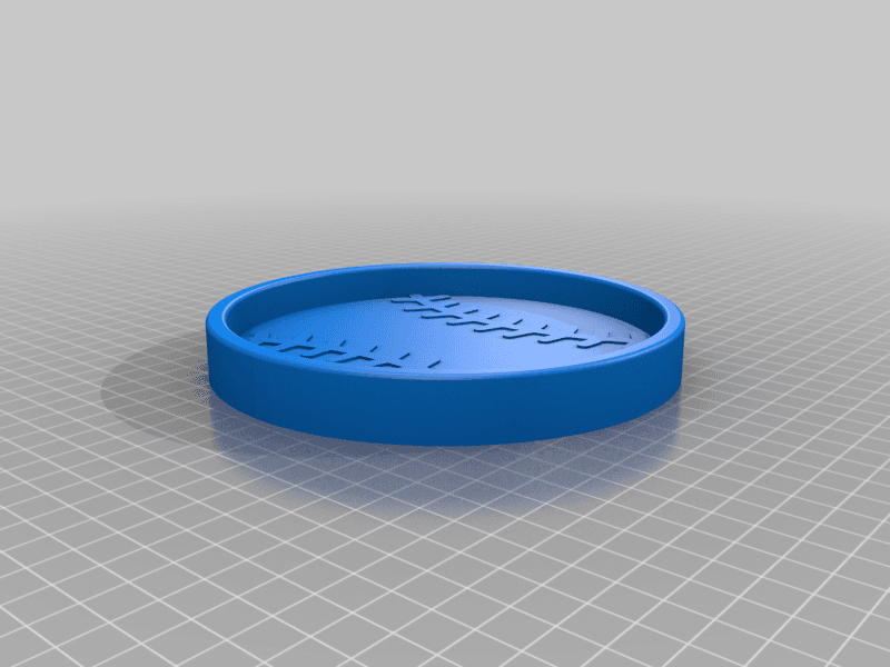 Baseball Coin Dump Tray 3d model