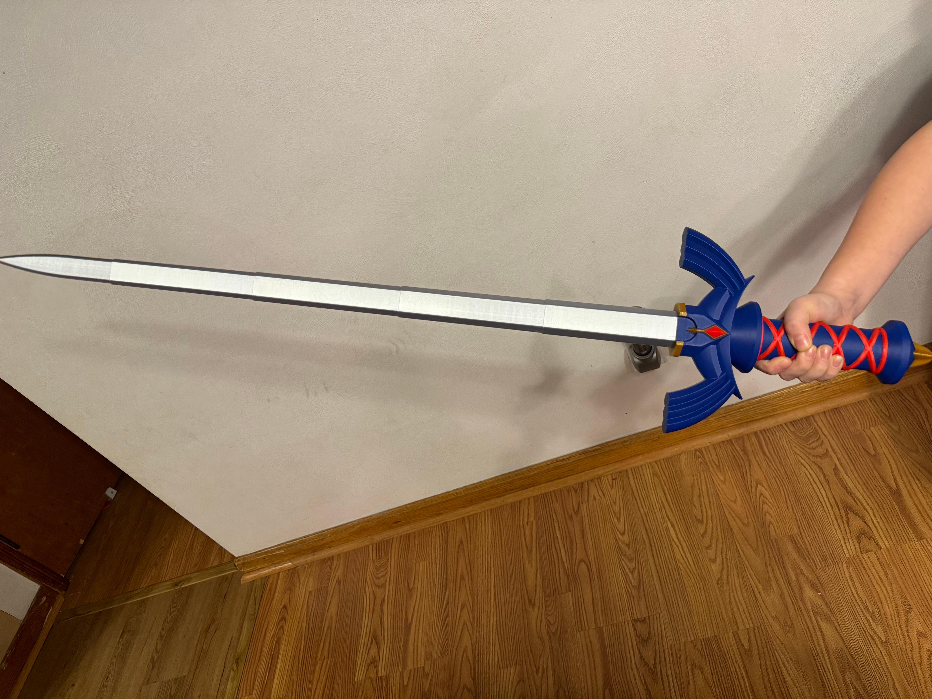 Collapsing Master Sword with Replaceable Blade 3d model