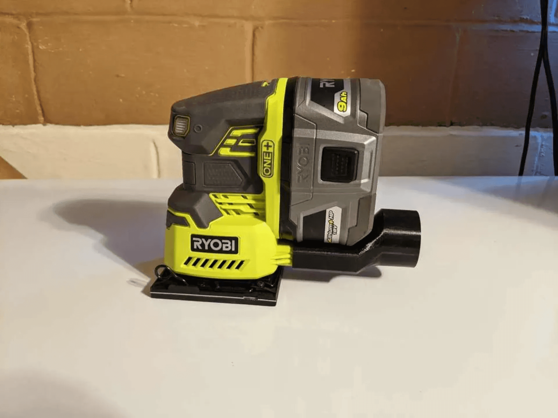 Ryobi 6 Gallon Shop Vac to One+ 1/4 Sheet Sander Adapter 3d model