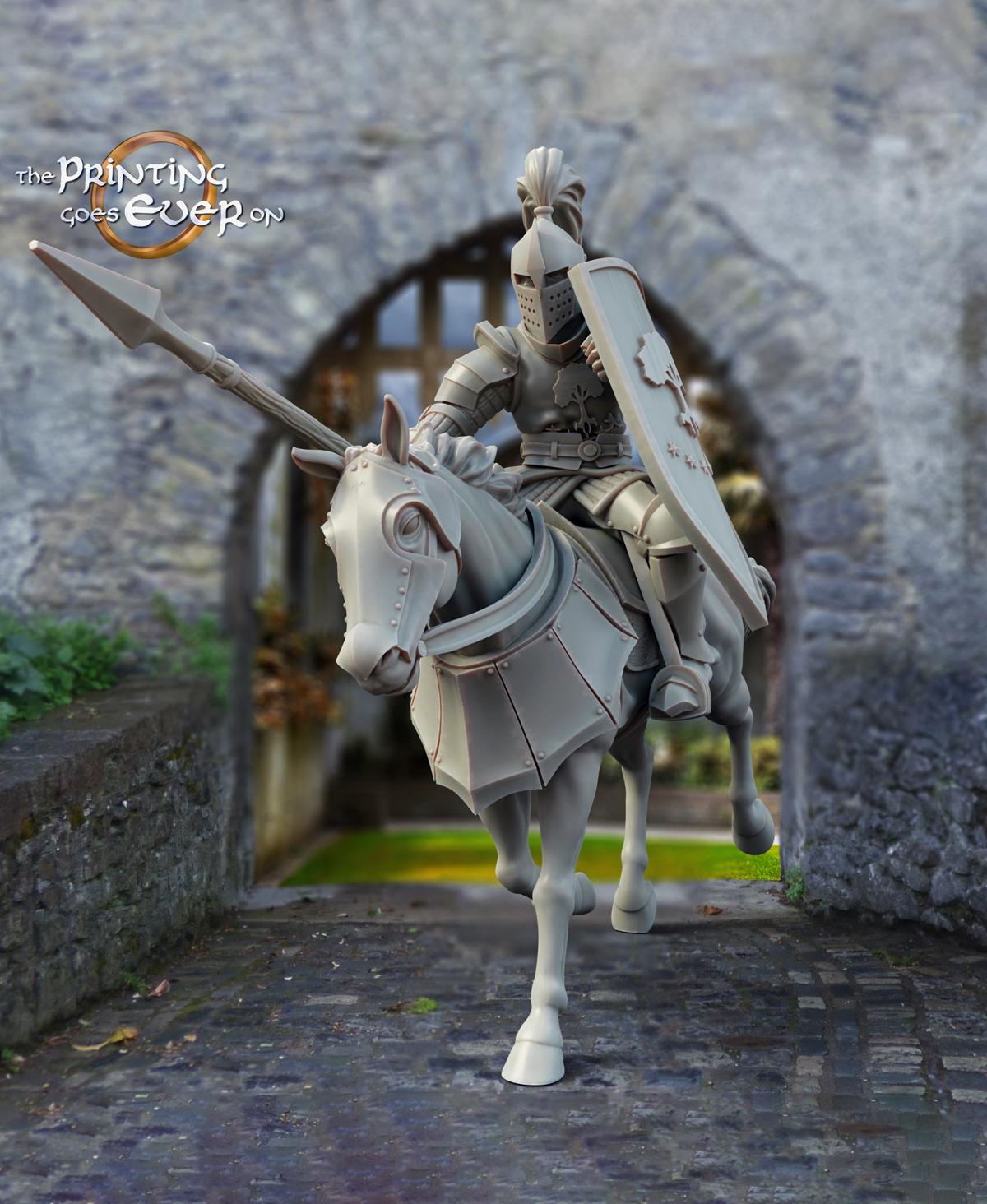 Gonthan Knights - 2 Poses 3d model