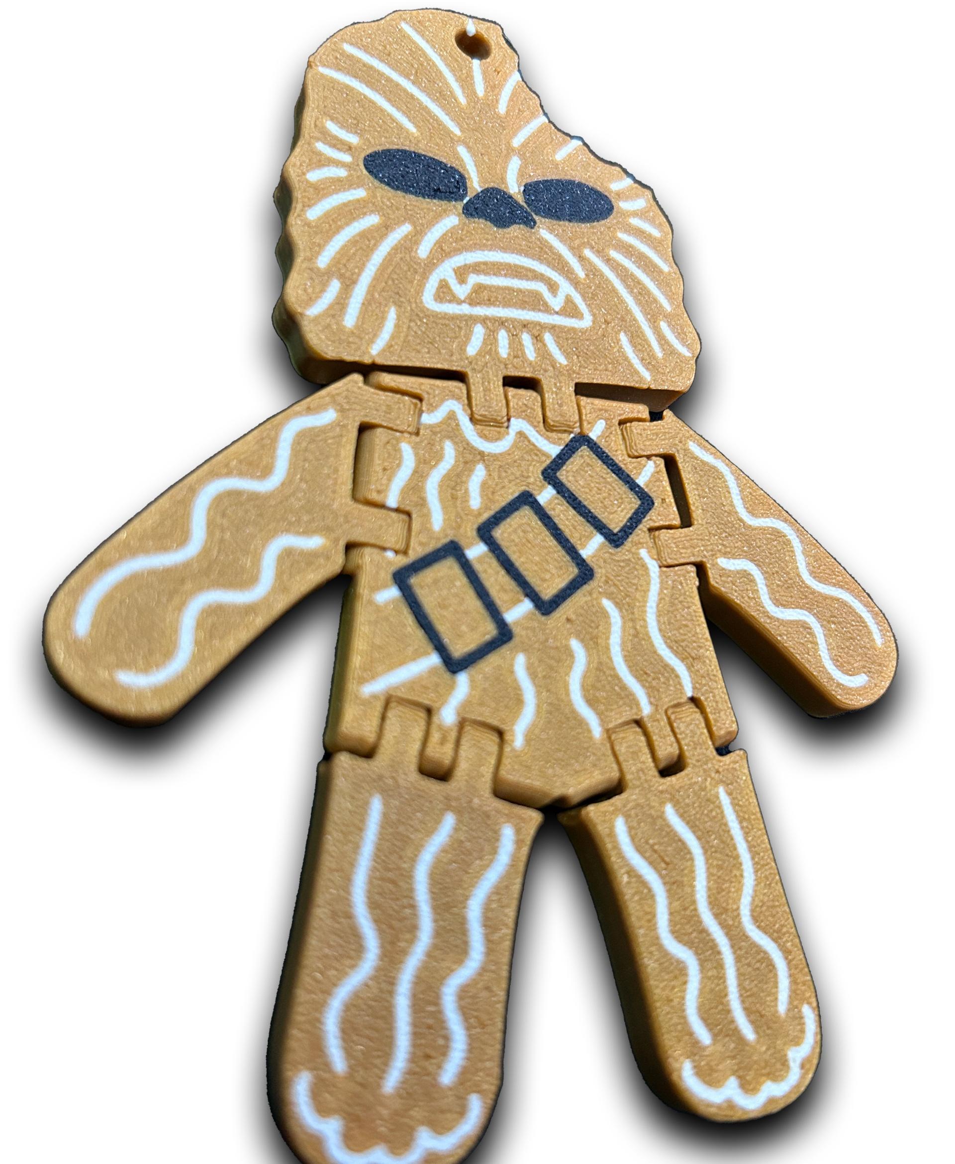  Flexi Gingerbread Chewbacca Ornament 3d model