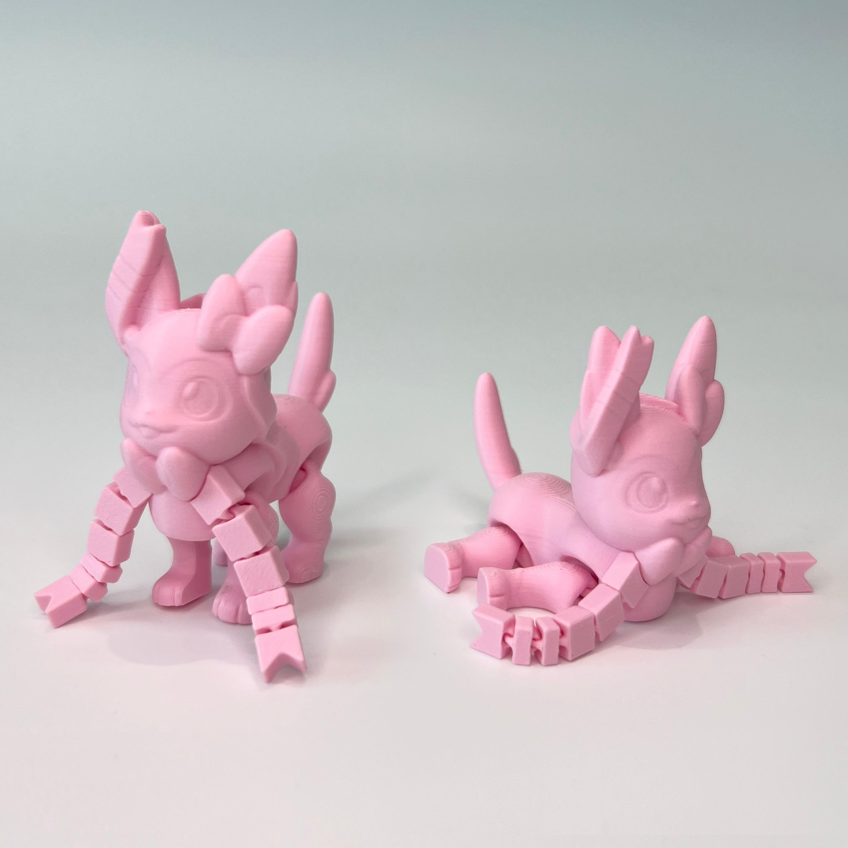 Flexi Sylveon (Easy Print No Supports) 3d model