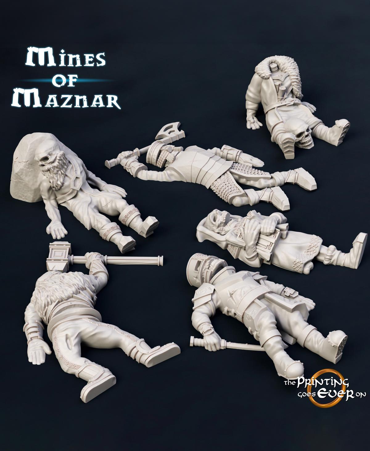 Dead Dwarves Bundle 3d model