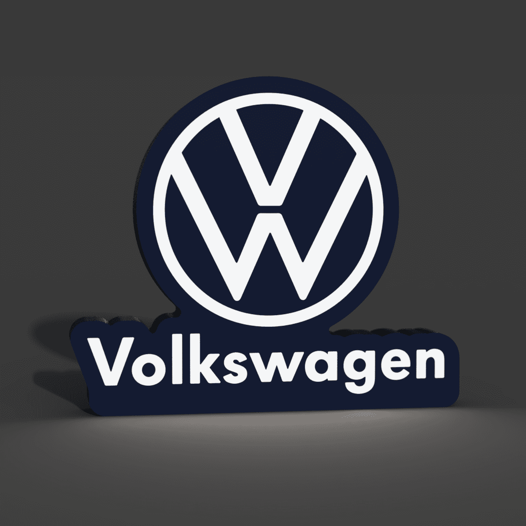 Volkswagen Lightbox LED Lamp 3d model