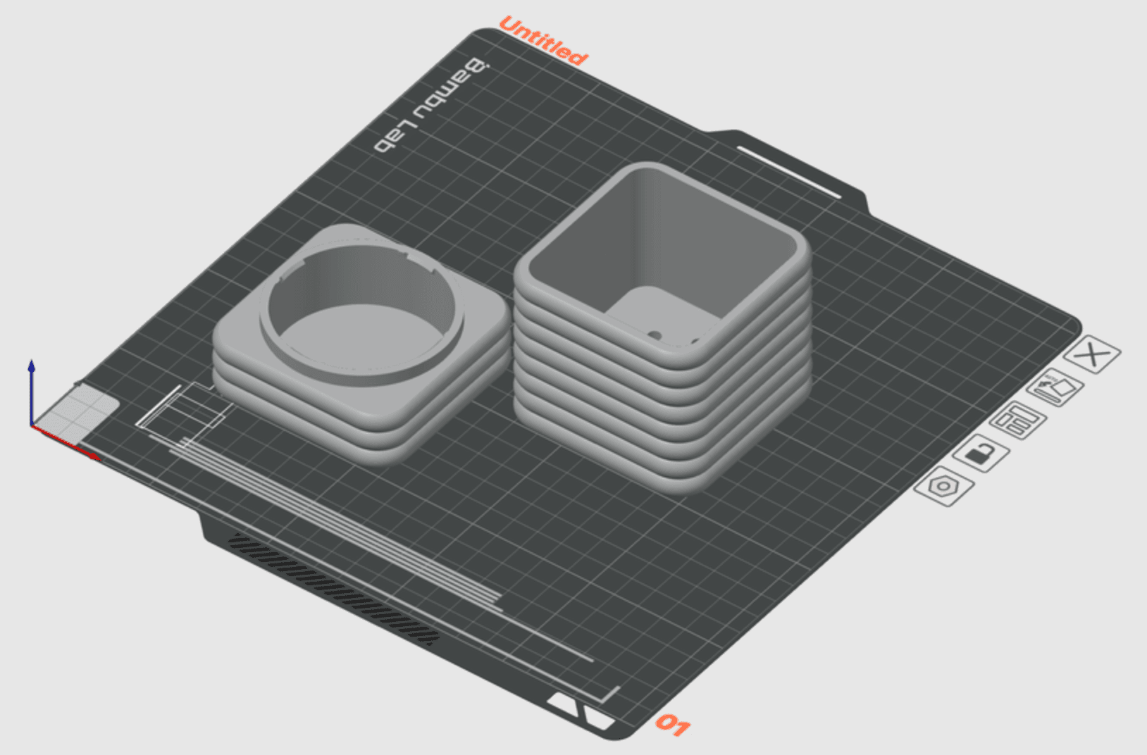 Tilt Lamp - Small 3d model