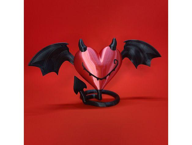 Wicked winged heart 3d model