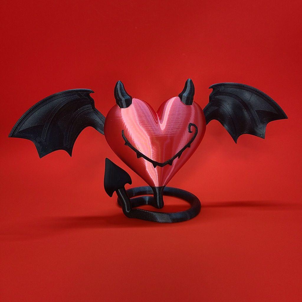 Wicked winged heart 3d model