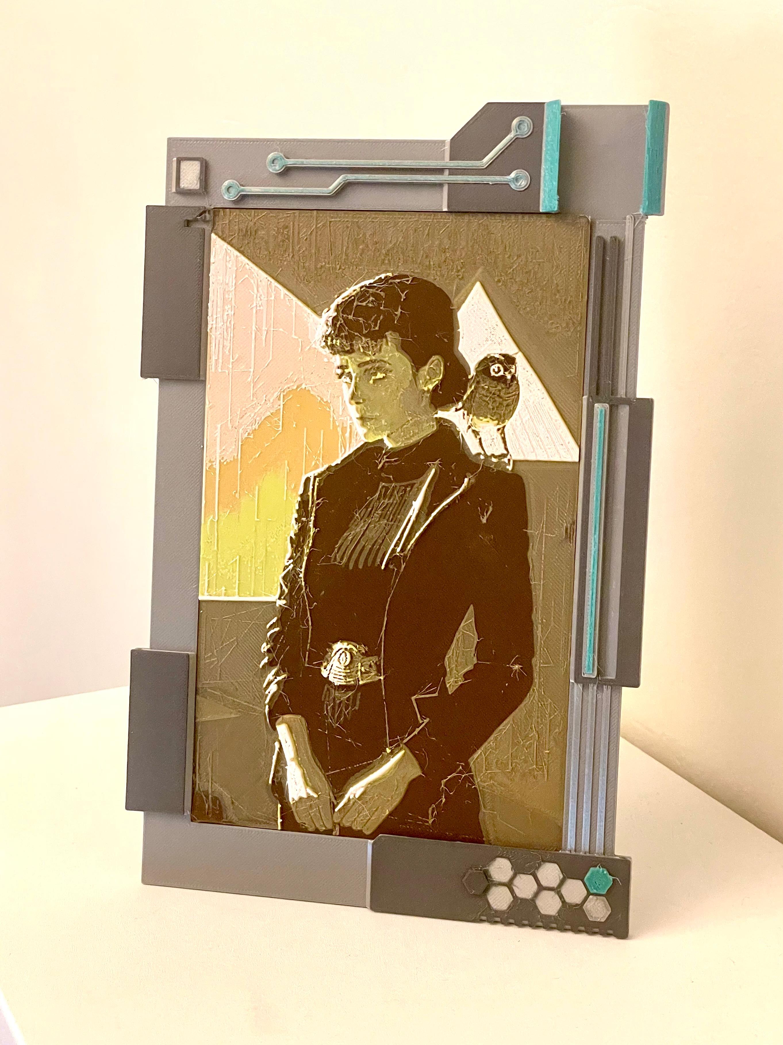 Sci-Fi Picture Frame 3d model