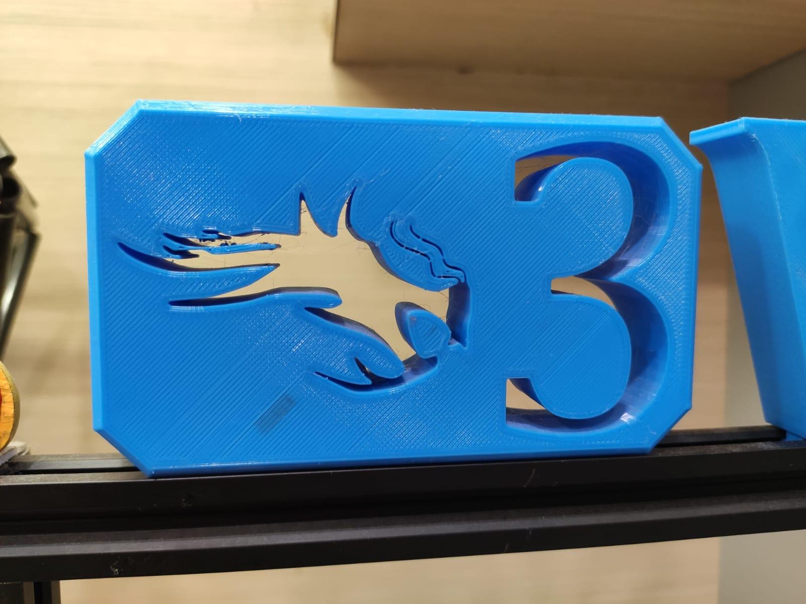 Ender 3 Logo 3d model