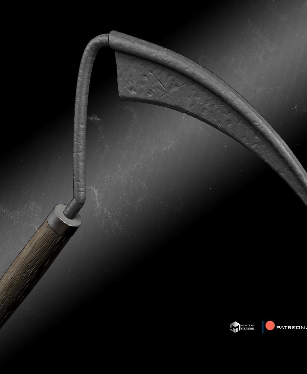 Death's scythe 3d model