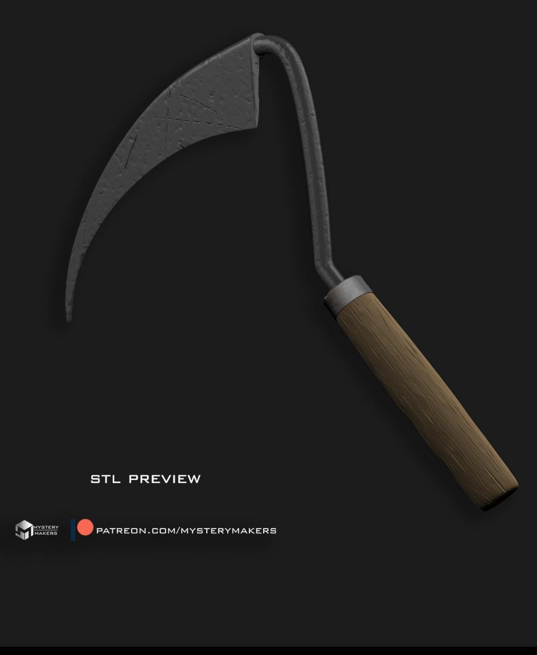 Death's scythe 3d model