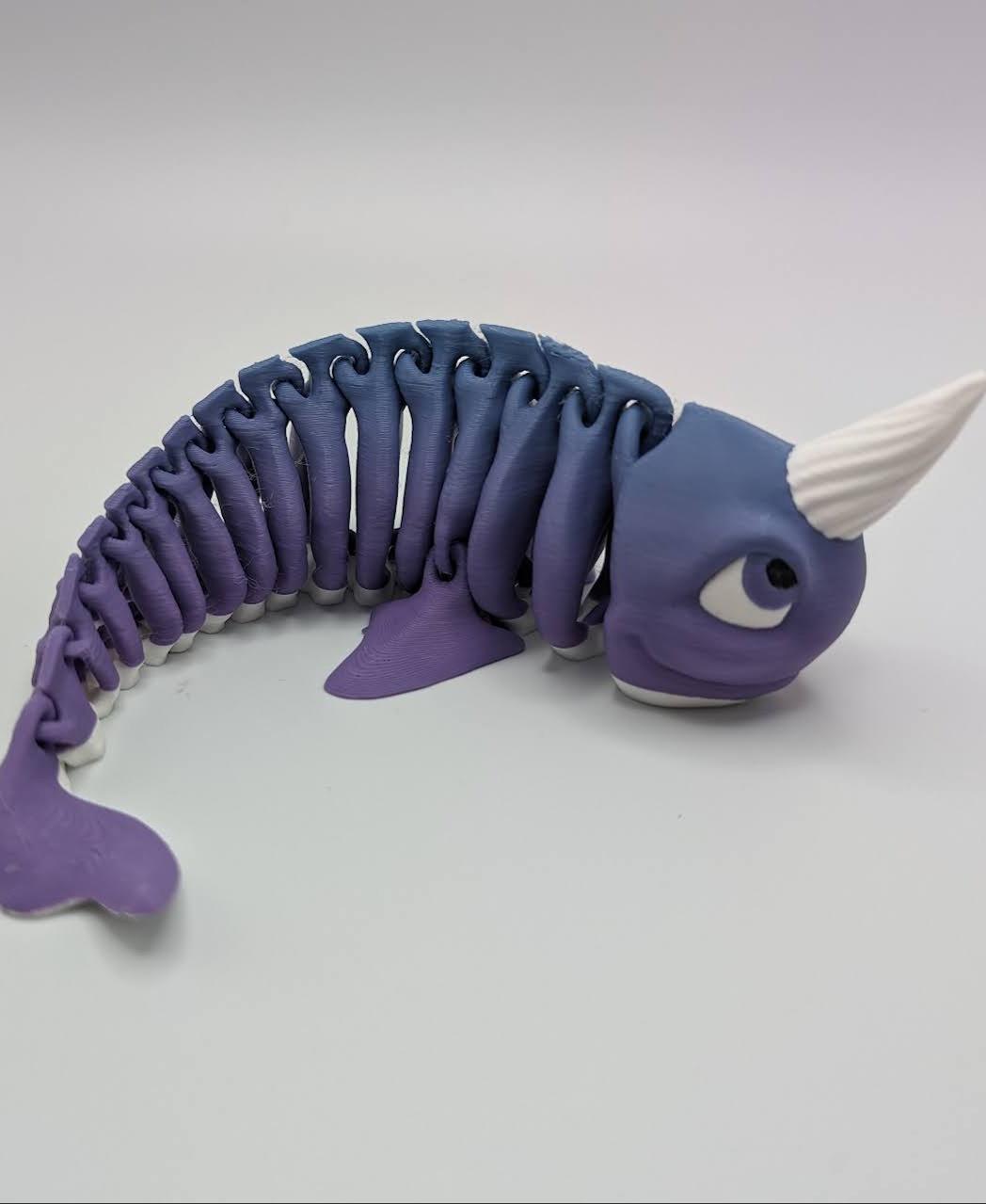 Narwhal  Bones Flexi 3d model