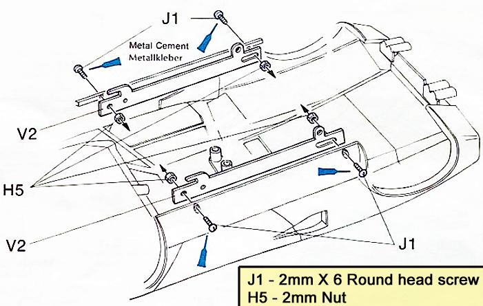 Vintage Tamiya 1/12 Lamborghini Countach (58008)/Porsche 908 Body mounts 3d model