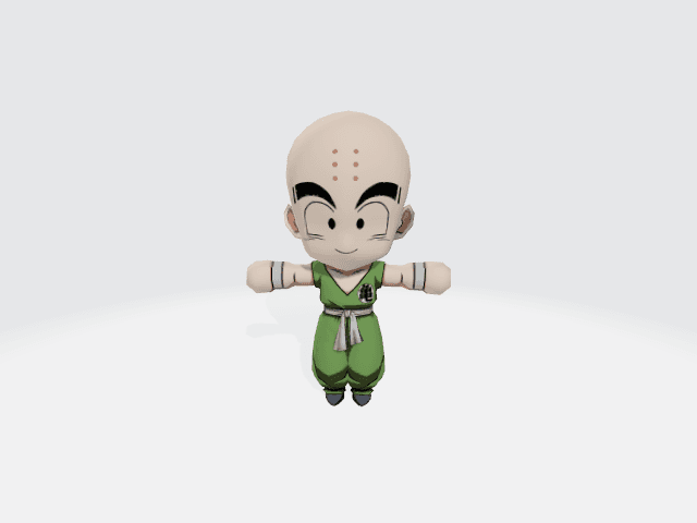 Baby Krillin 3d model